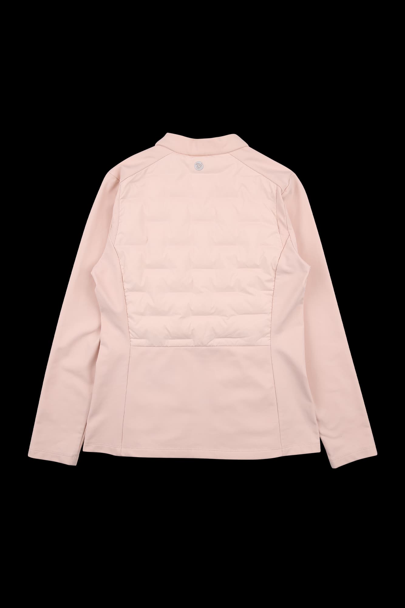 소매배색 구스 점퍼 