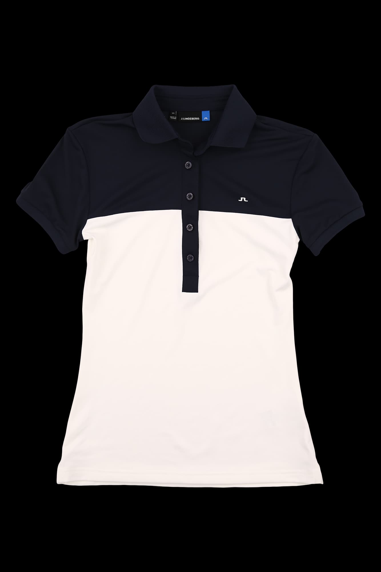 배색 카라 반팔 티셔츠