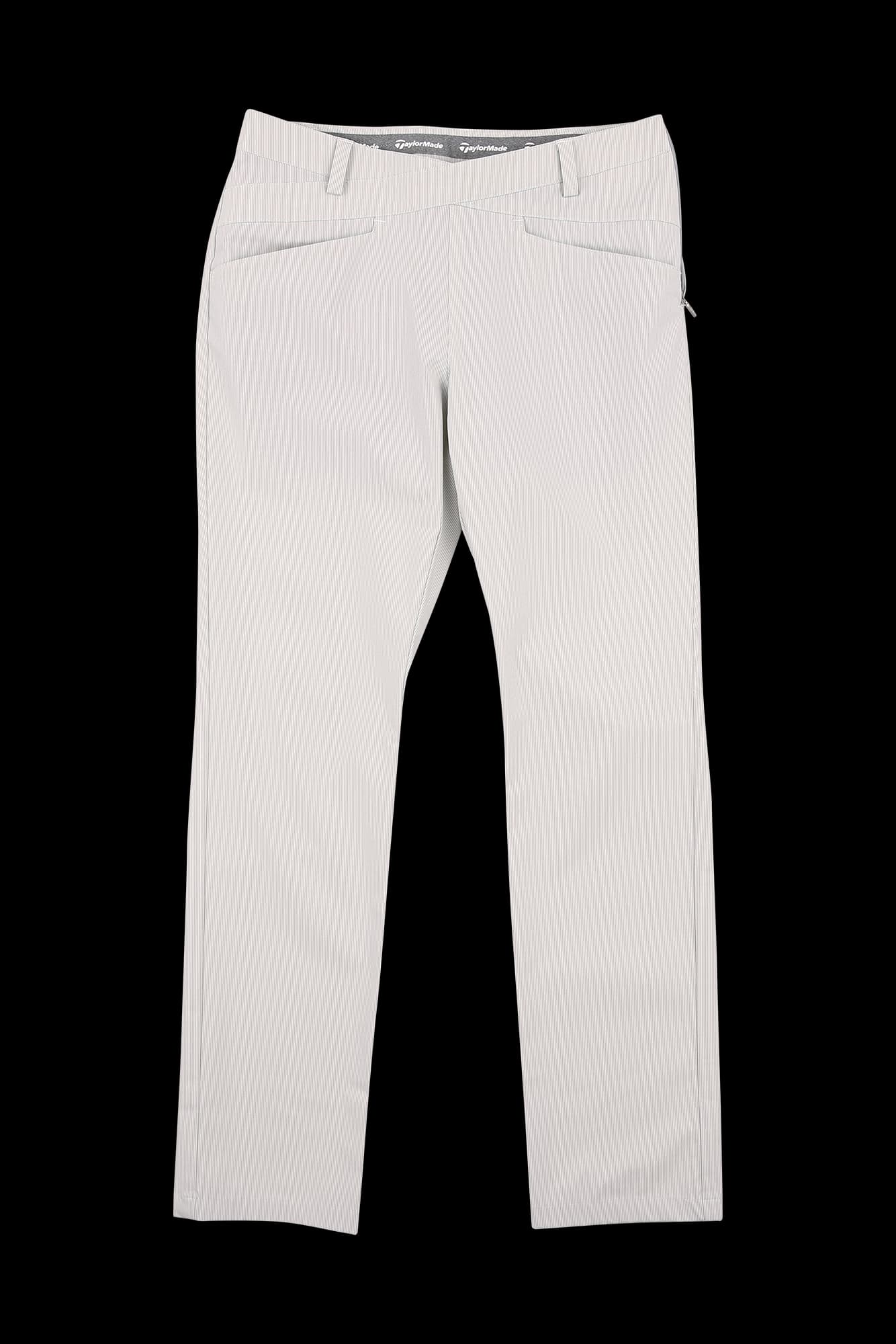 체크 스트레치 롱팬츠