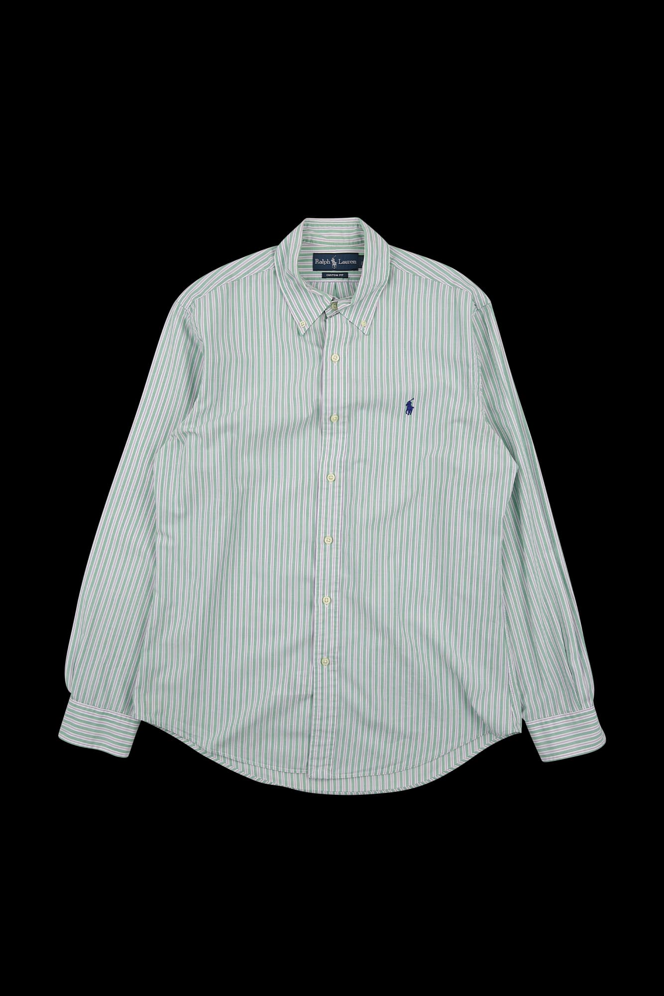 [남성] 스트라이프 로고 셔츠