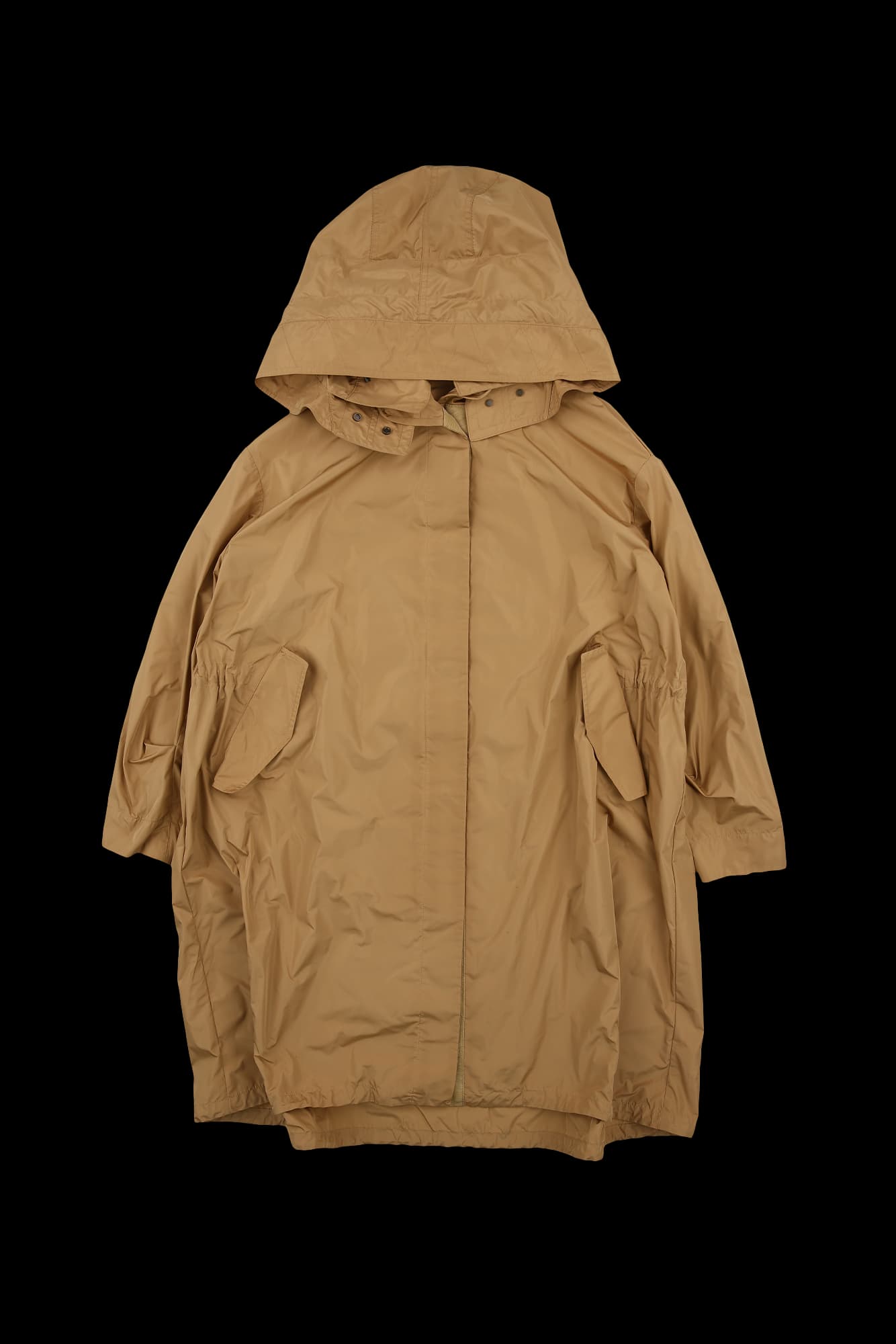 스트링 바람막이 후드 자켓 