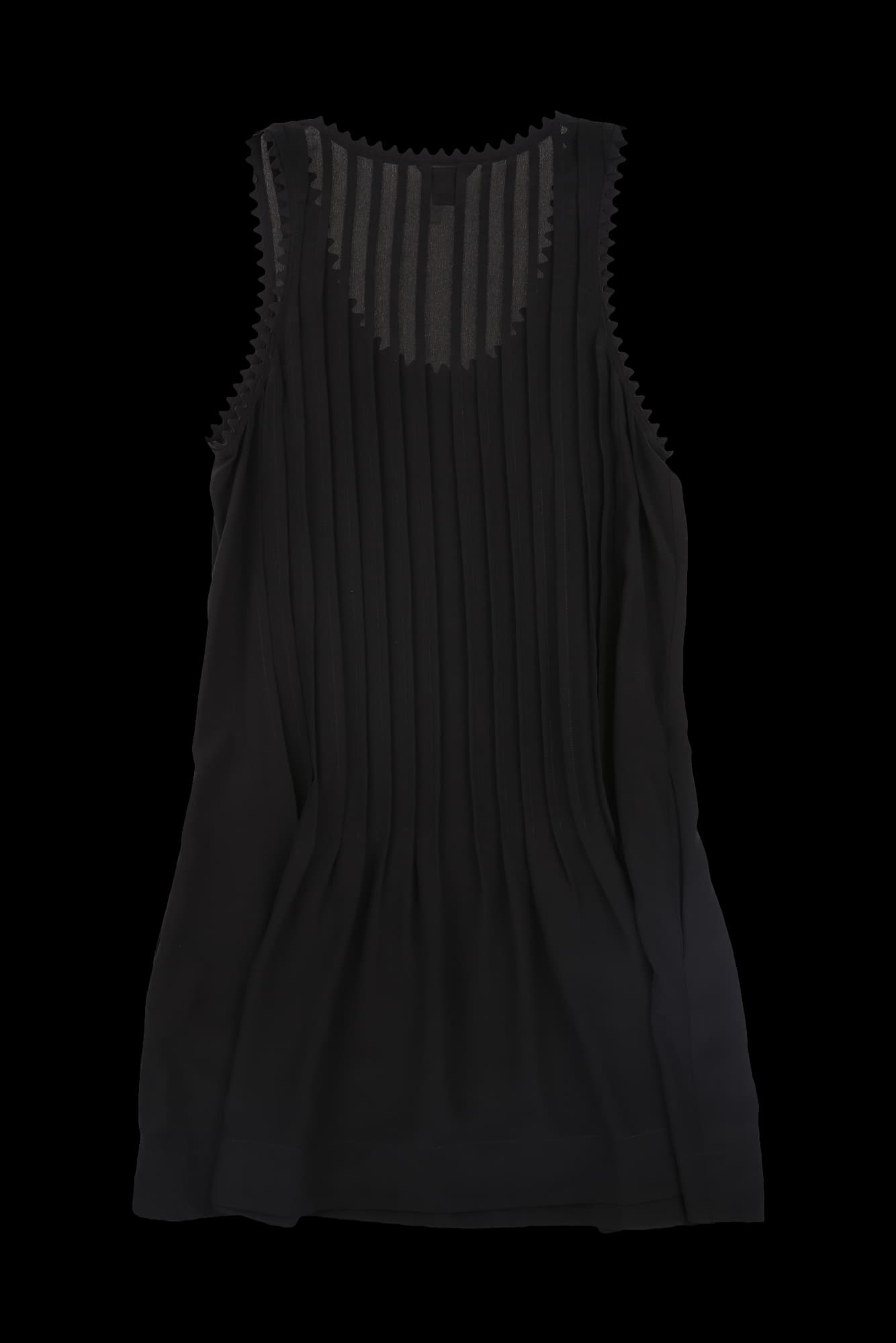 플리츠 슬리브리스 원피스