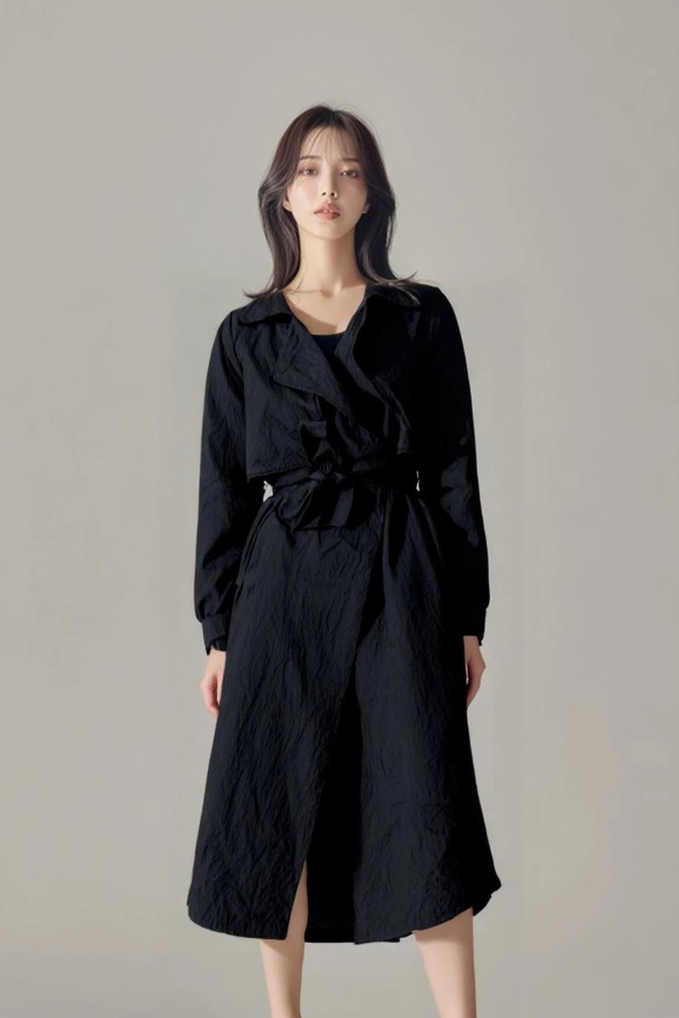 소프트 여름 트렌치 자켓