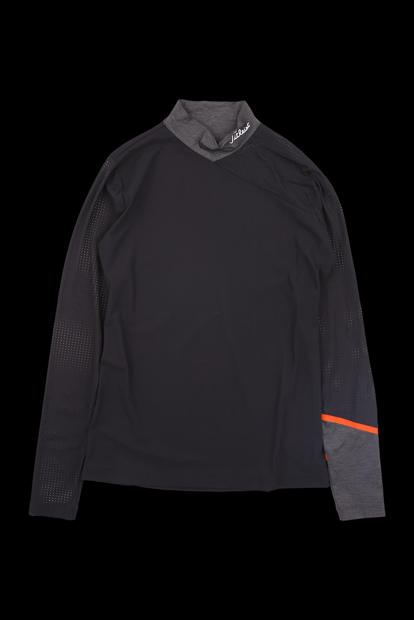 펀칭 져지 긴팔 티셔츠