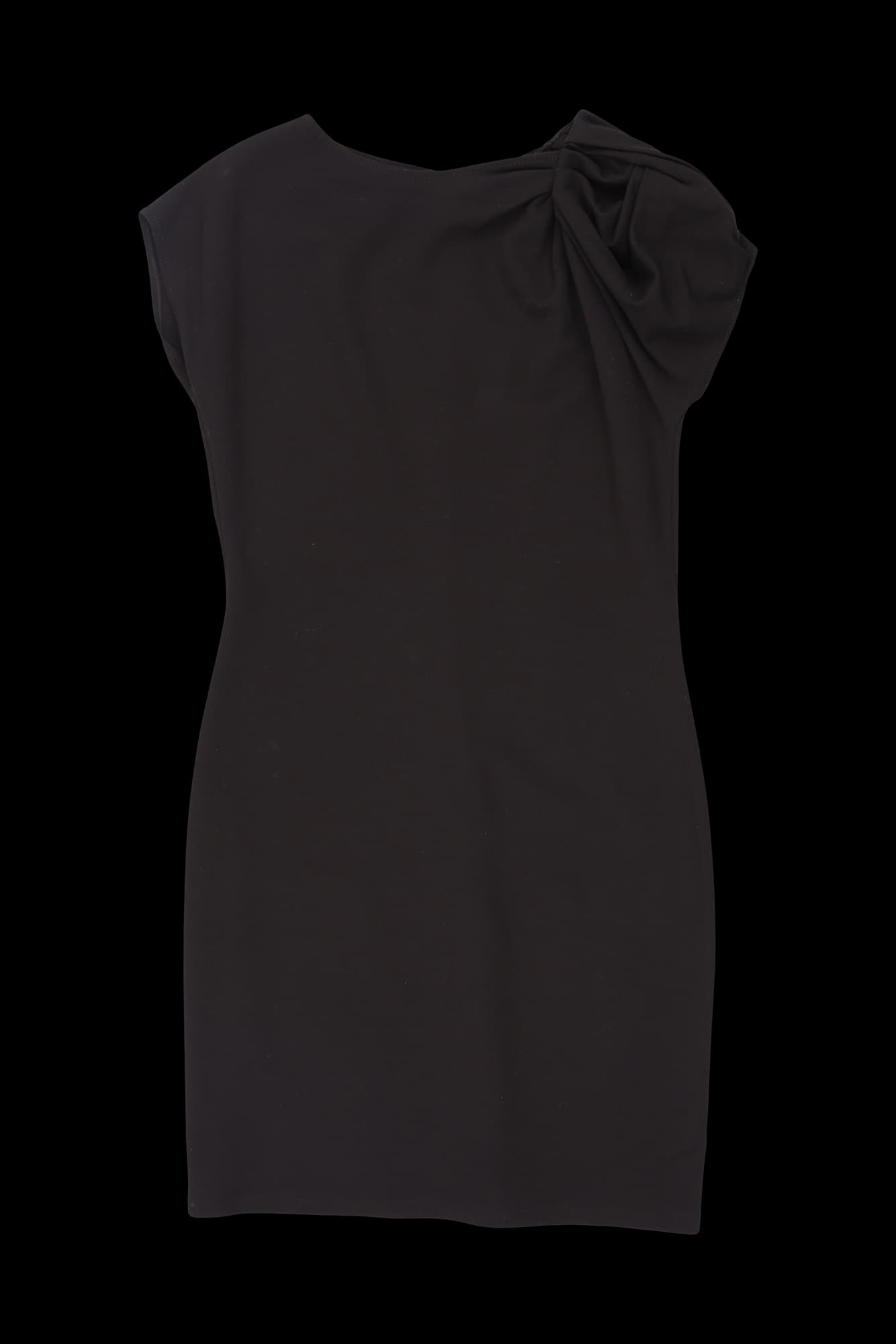 언발 퍼프 미디 원피스