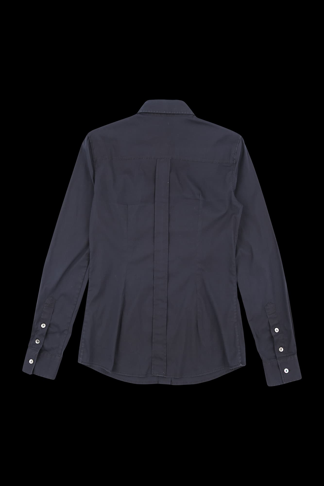 카라 슬림 긴팔 셔츠