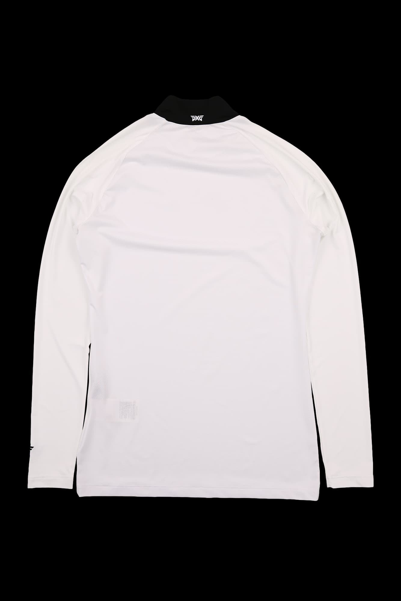 져지 하이넥 긴팔 티셔츠