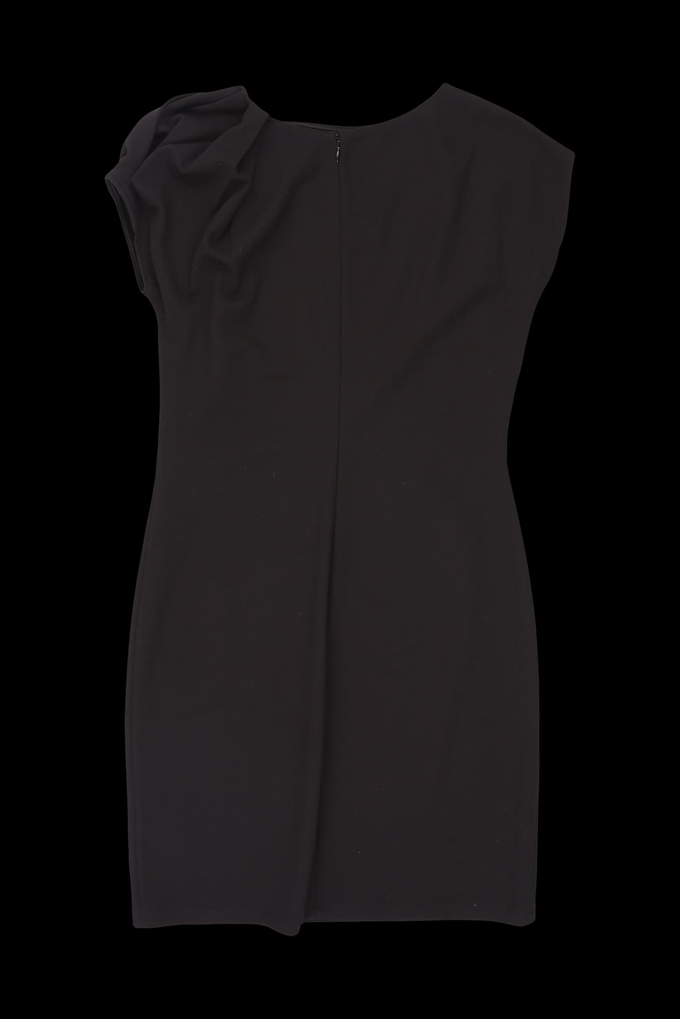 언발 퍼프 미디 원피스