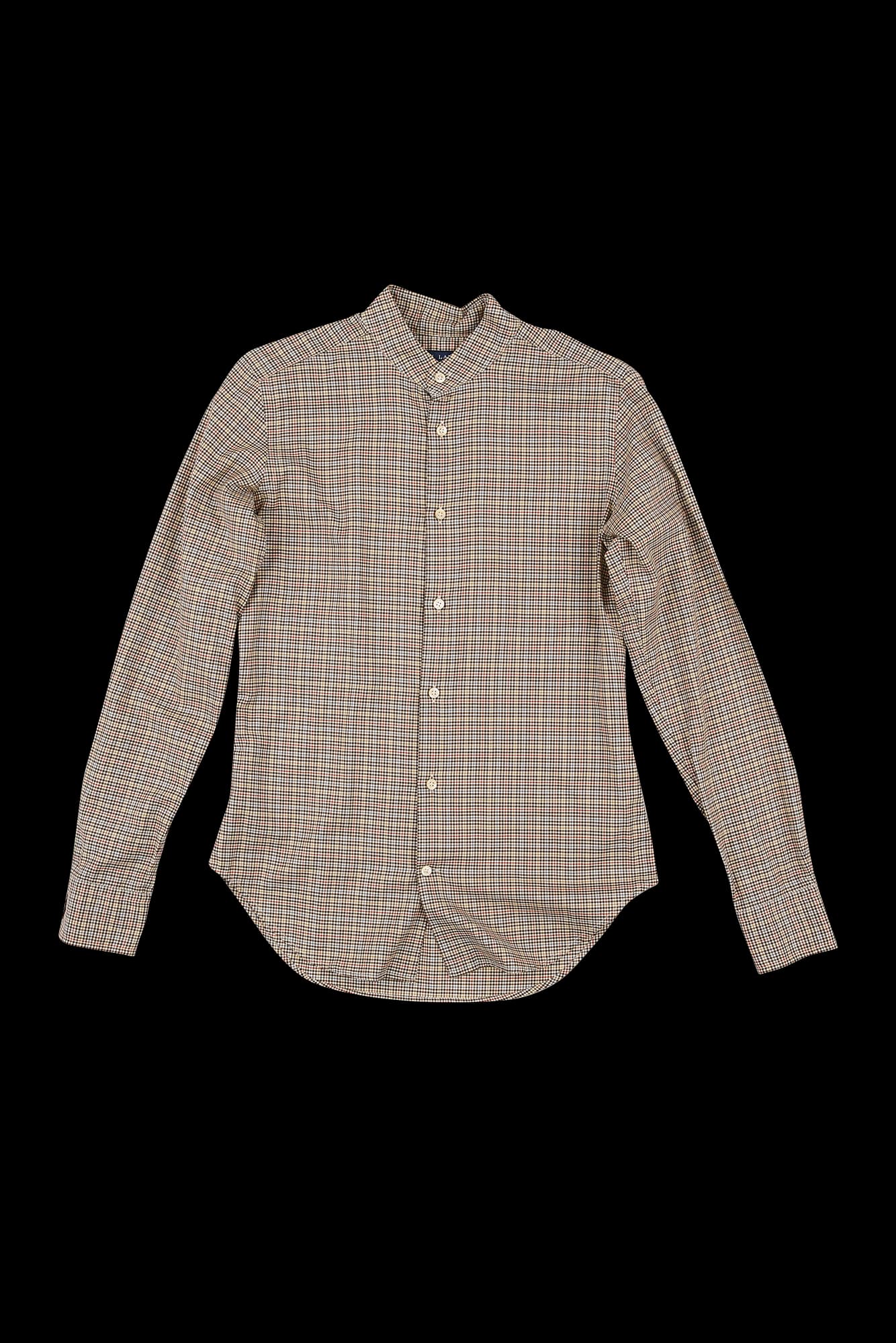 체크 긴팔 셔츠