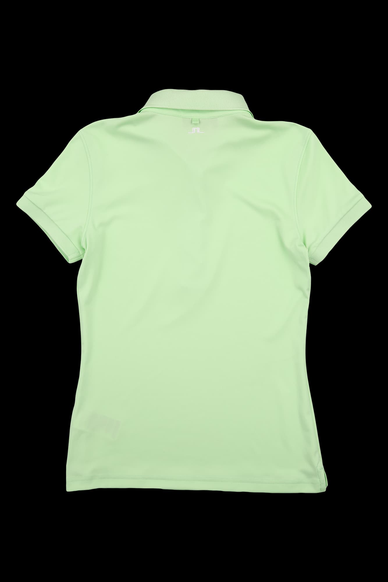 로고 자수 카라 반팔 티셔츠