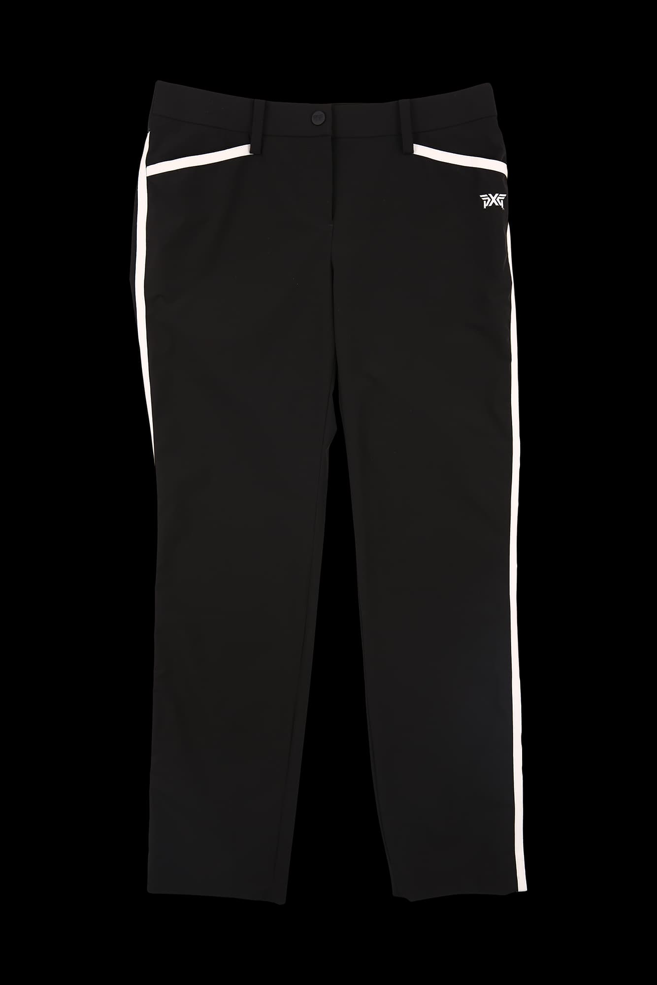 배색 라인 롱팬츠