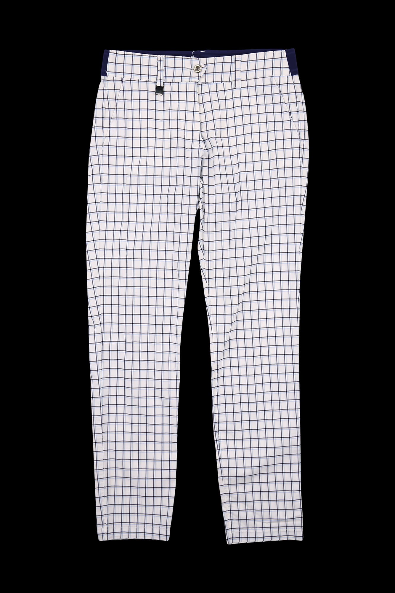 밴딩 체크 롱팬츠