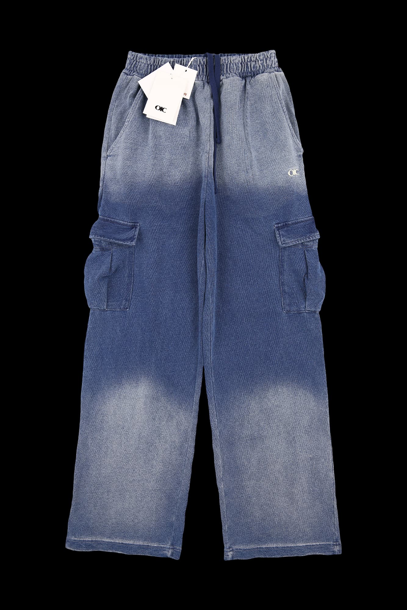 [새상품][2024] 빈티지 데님 스웻 팬츠 