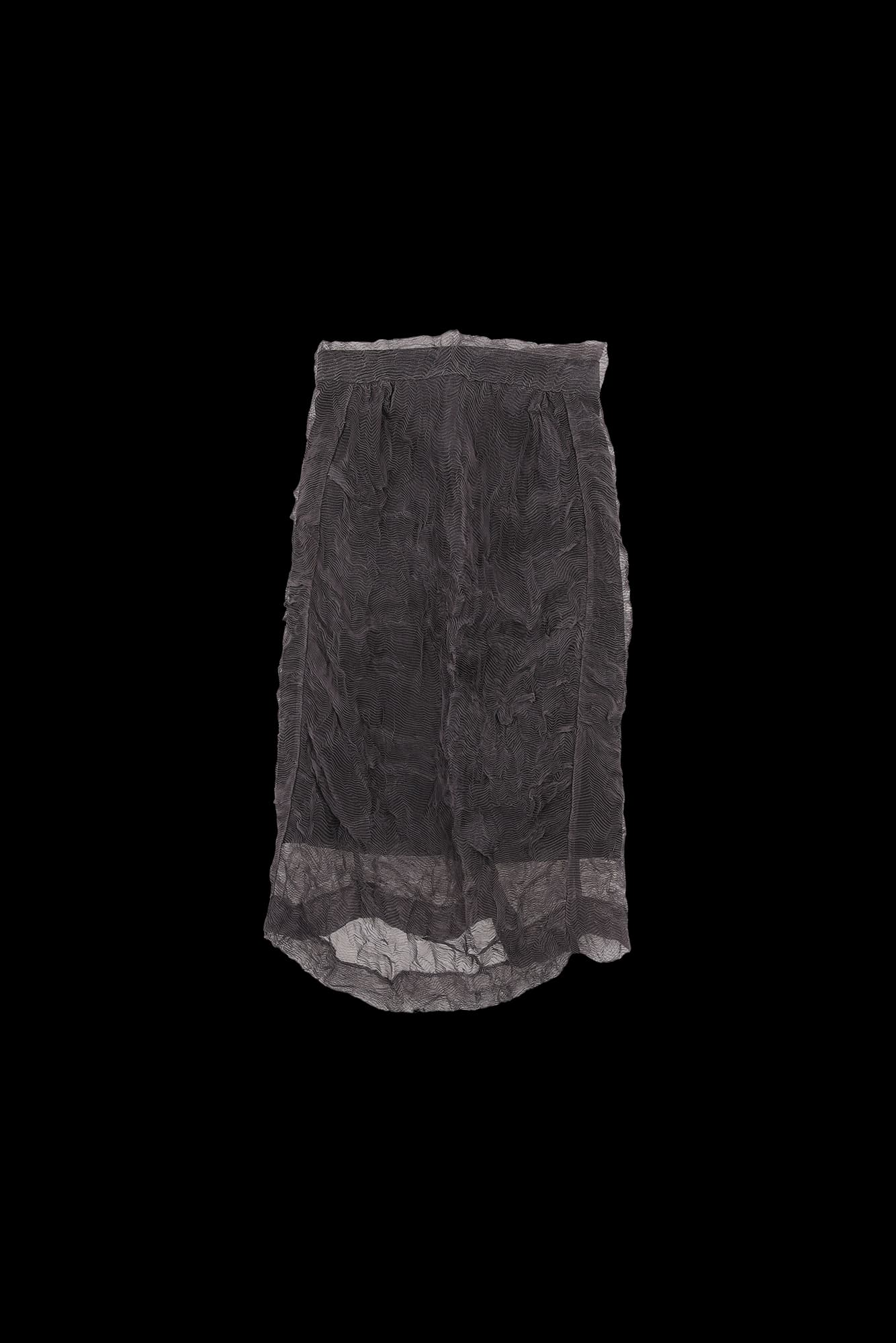 물결 주름 스커트