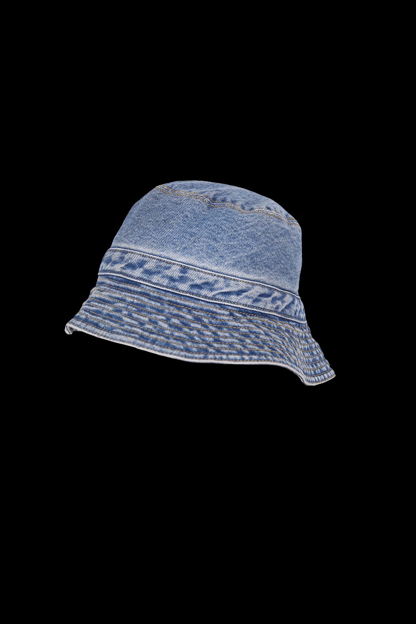 로고 데님 버킷햇