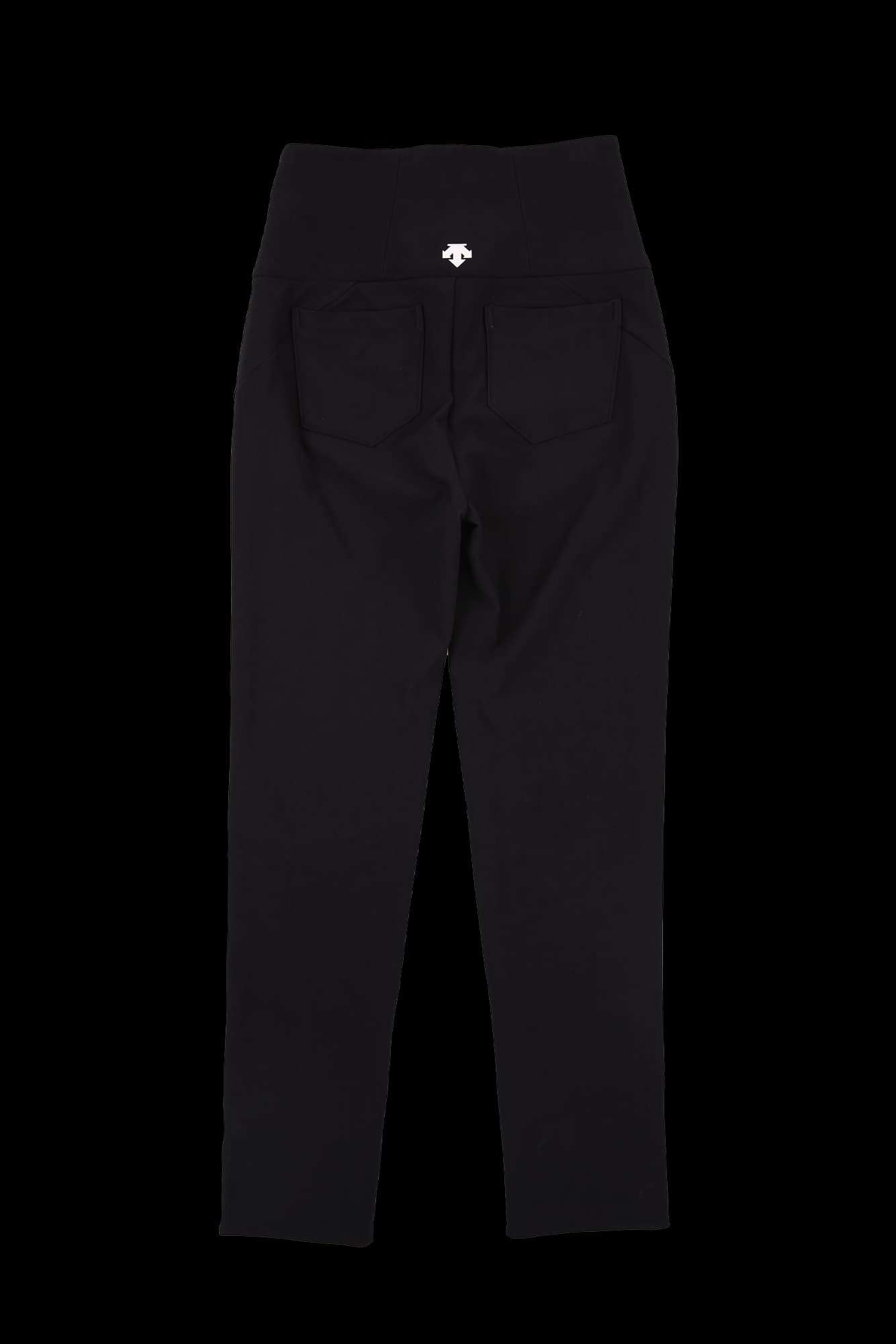 사선 퀼팅 배색 롱팬츠