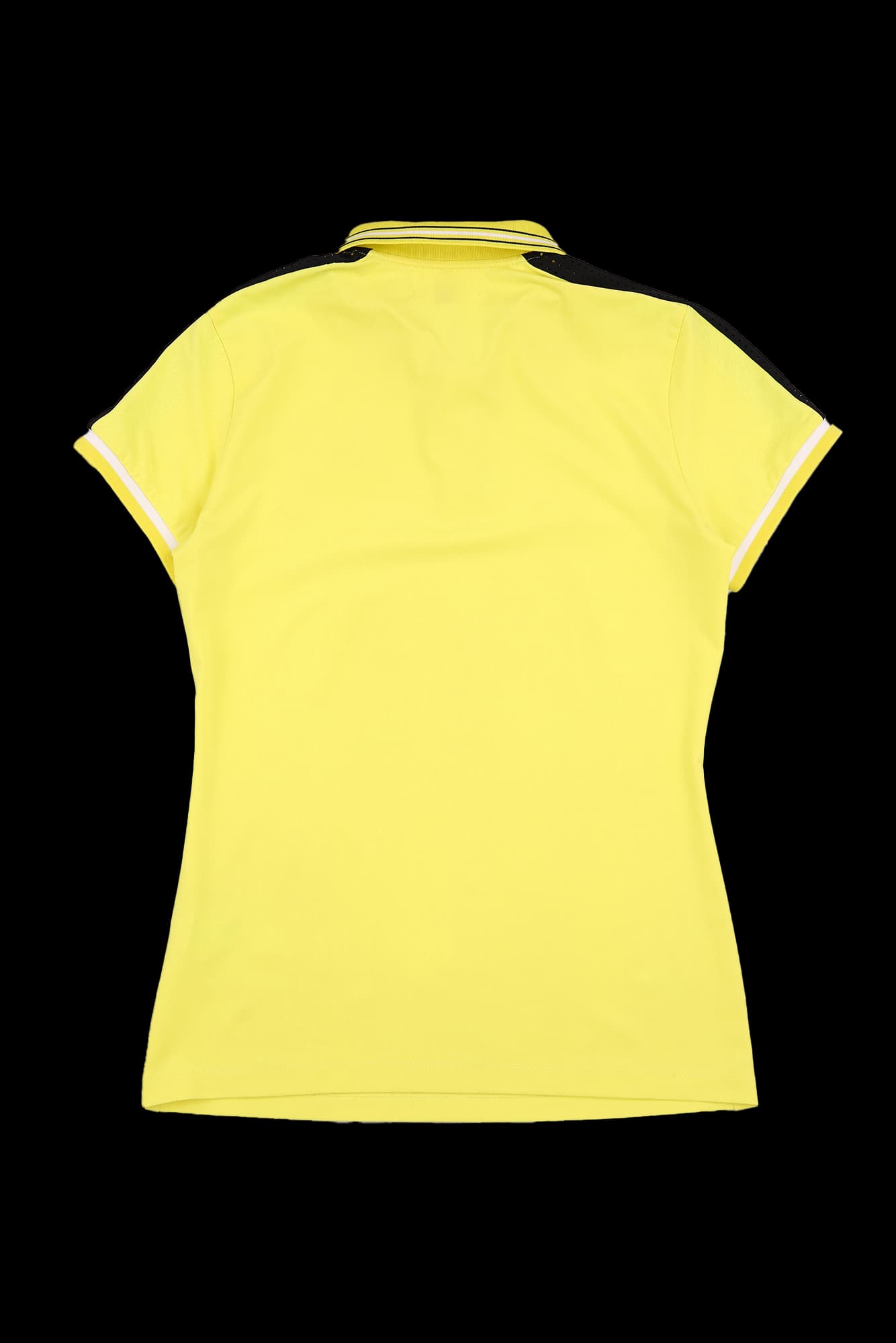 배색 반팔 카라 티셔츠