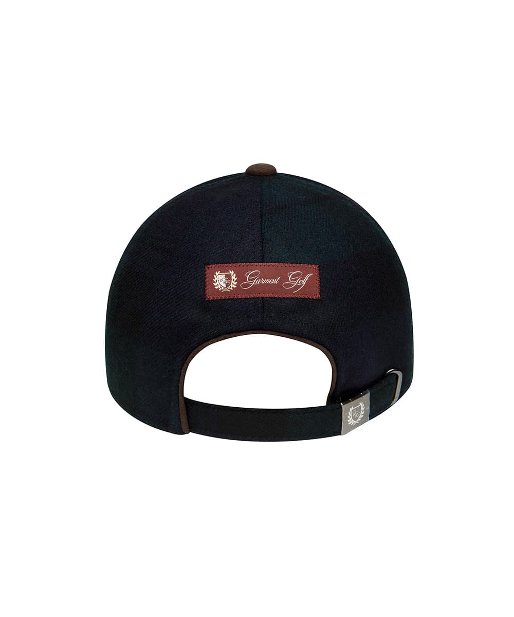 아브라함문 UNISEX 타탄체크 볼 캡(GREEN)