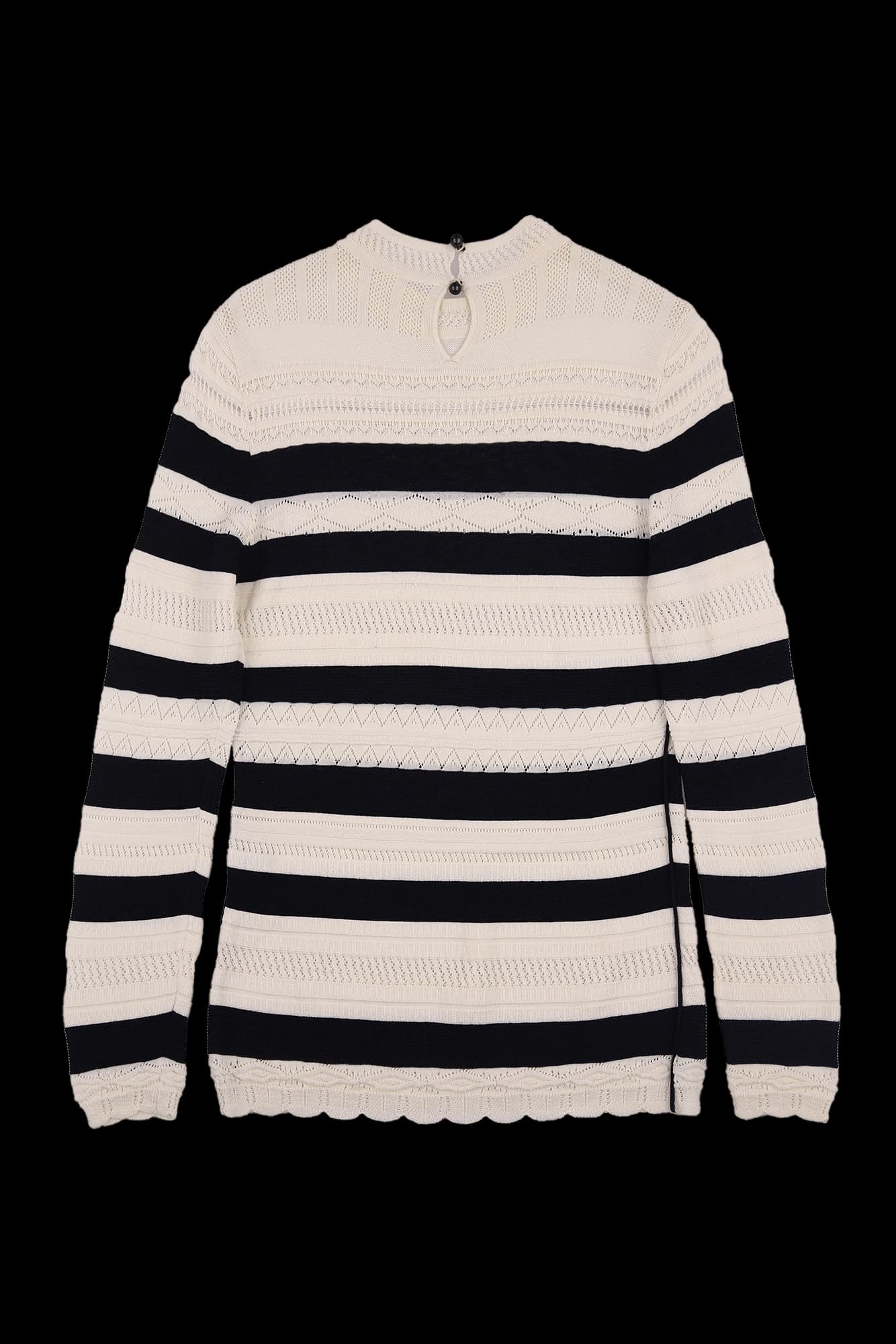 단가라 펀칭 썸머 니트