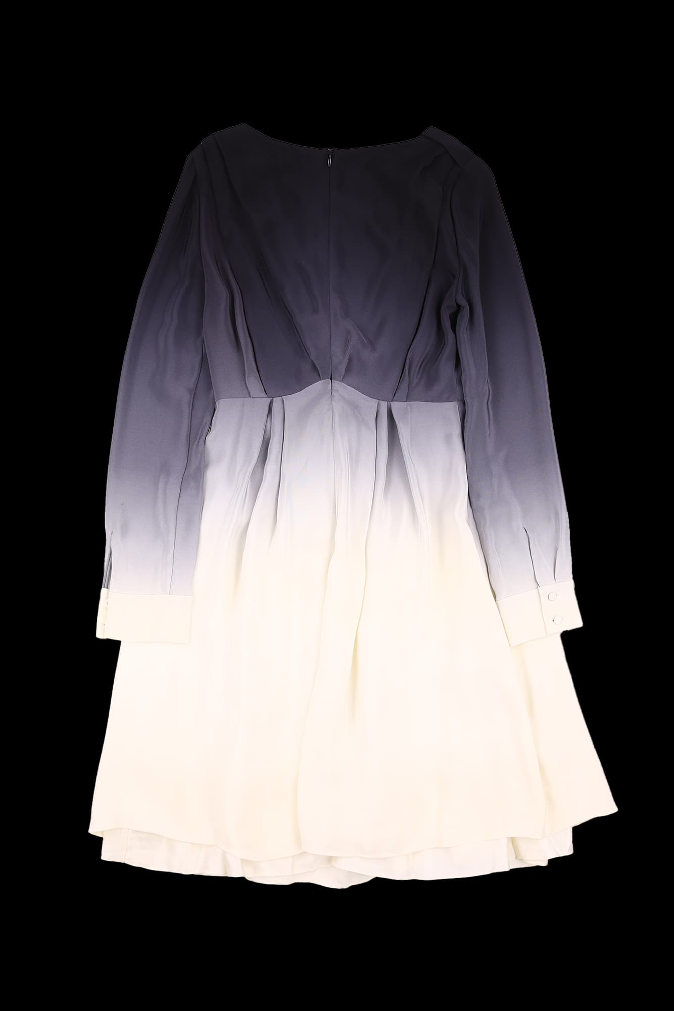 브이넥 긴팔 원피스