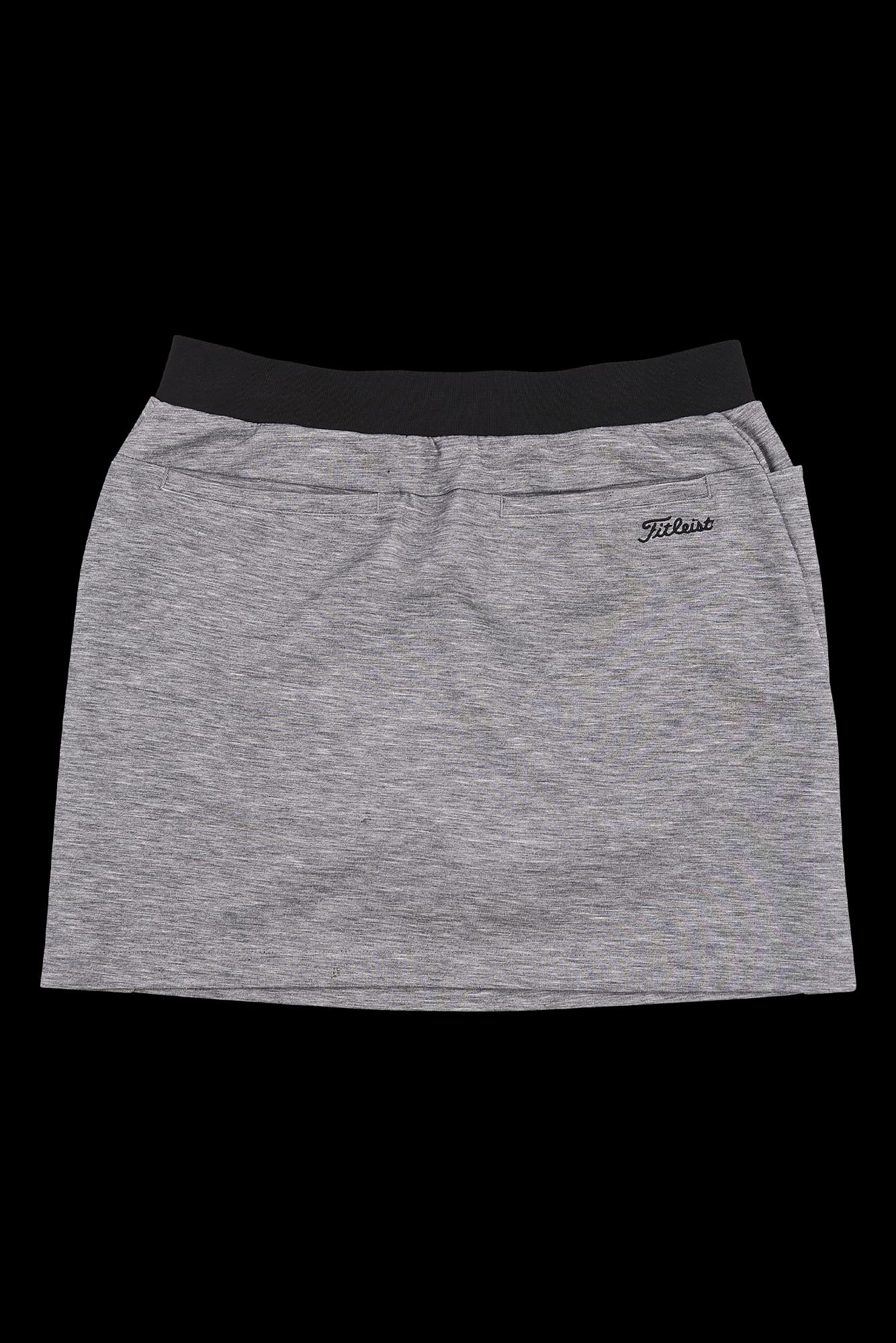 허리 끈 밴딩 스커트