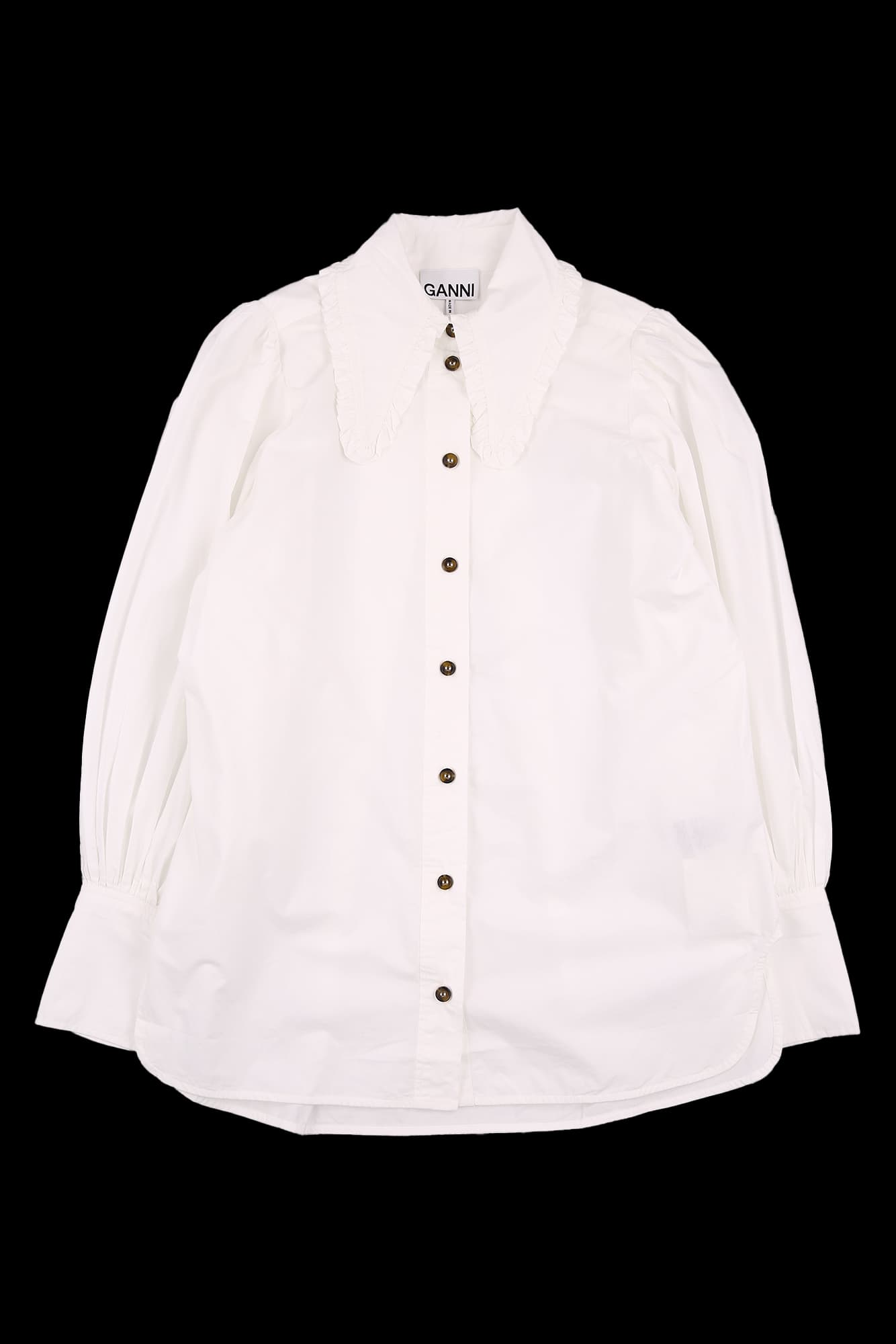 레이스 디테일 셔츠