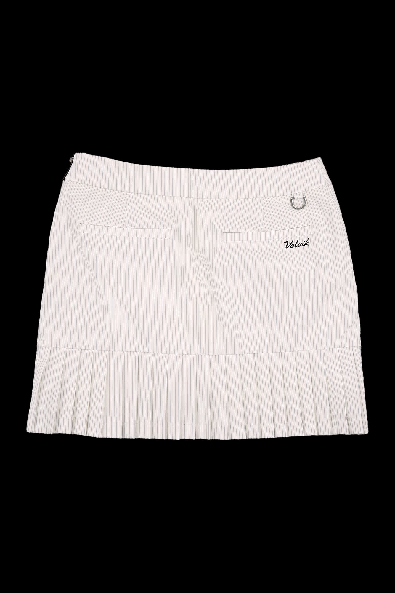 핀 플리츠 스커트