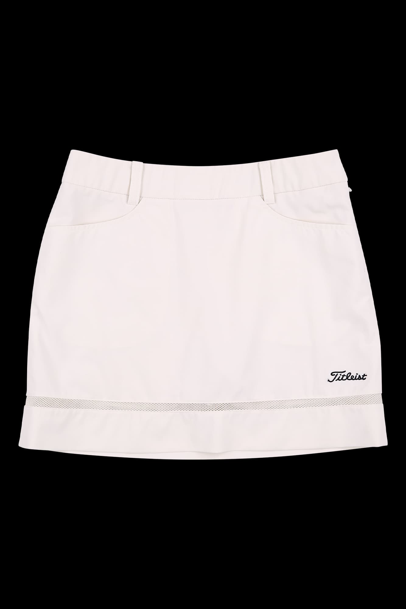 펀칭 로고 스커트