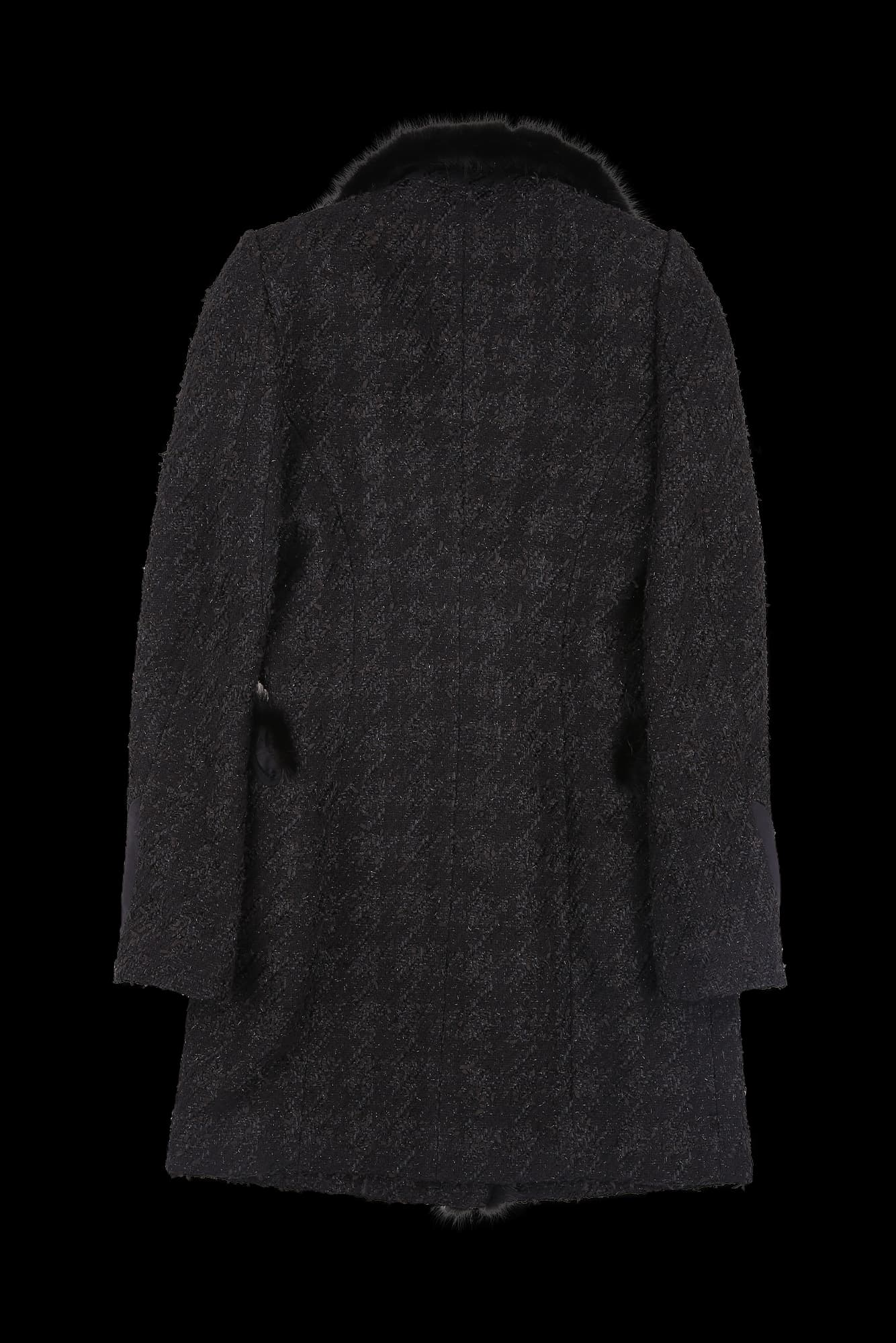 트위드 긴팔자켓