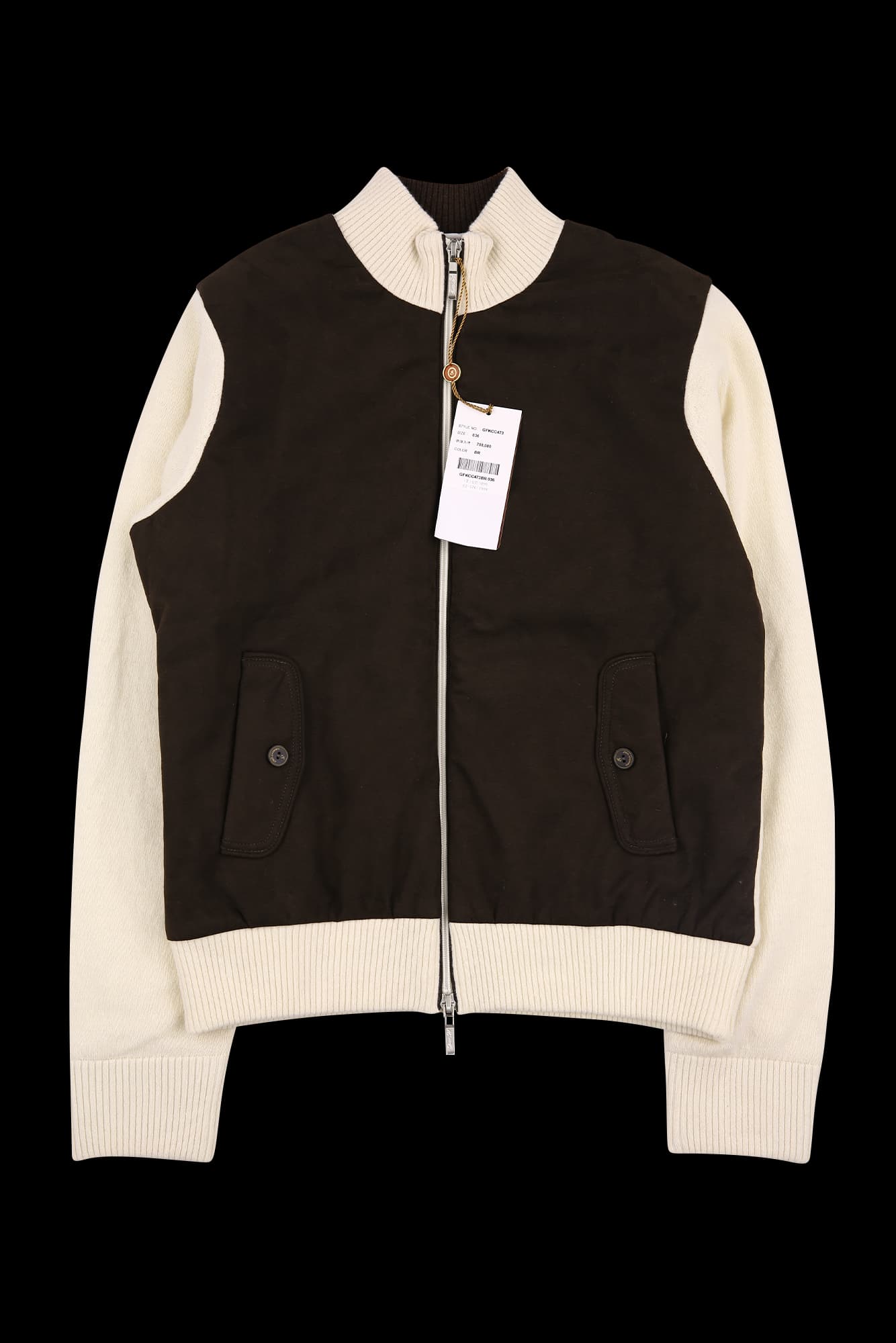 [새상품] 배색 방풍 집업 