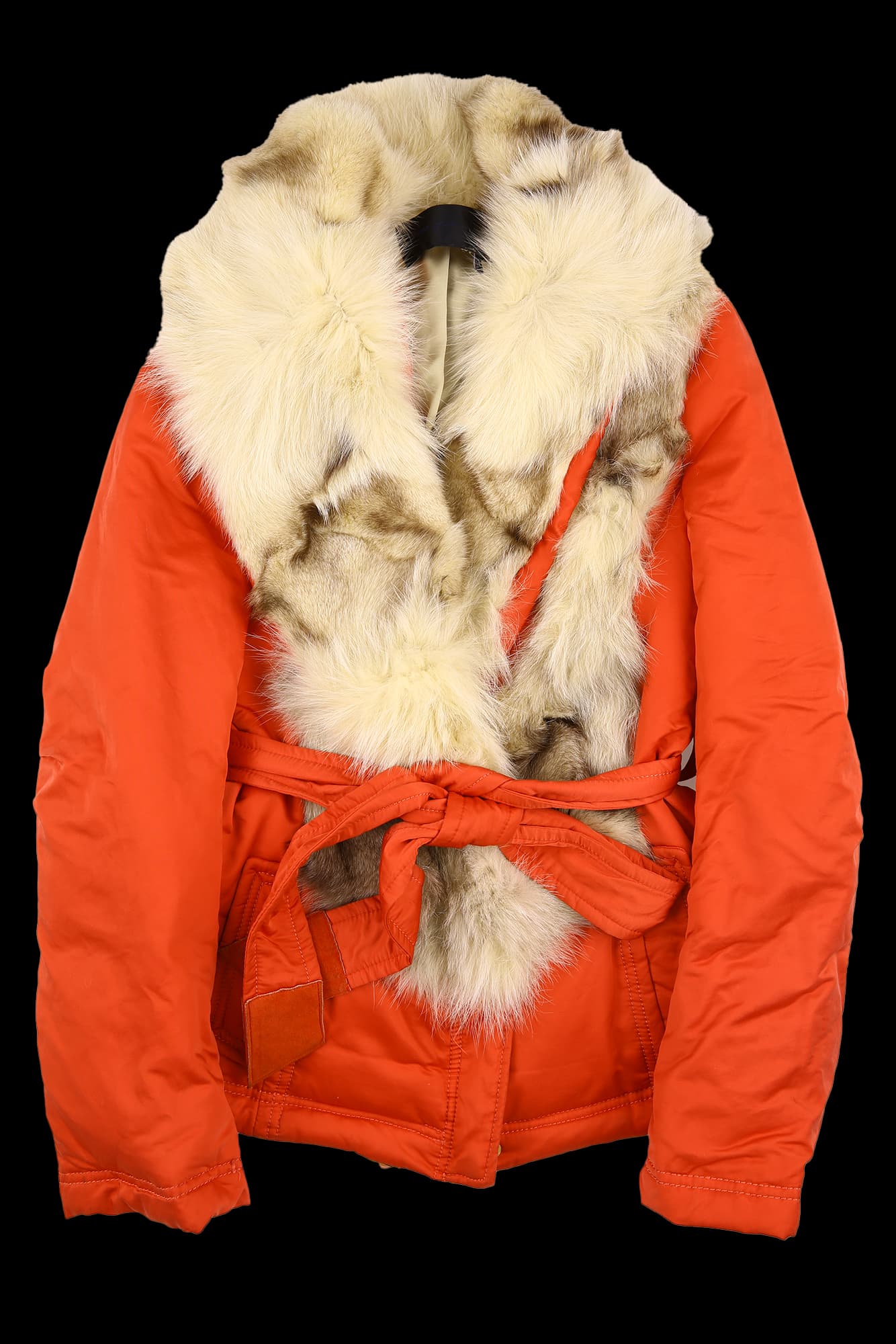 벨티드 긴팔패딩