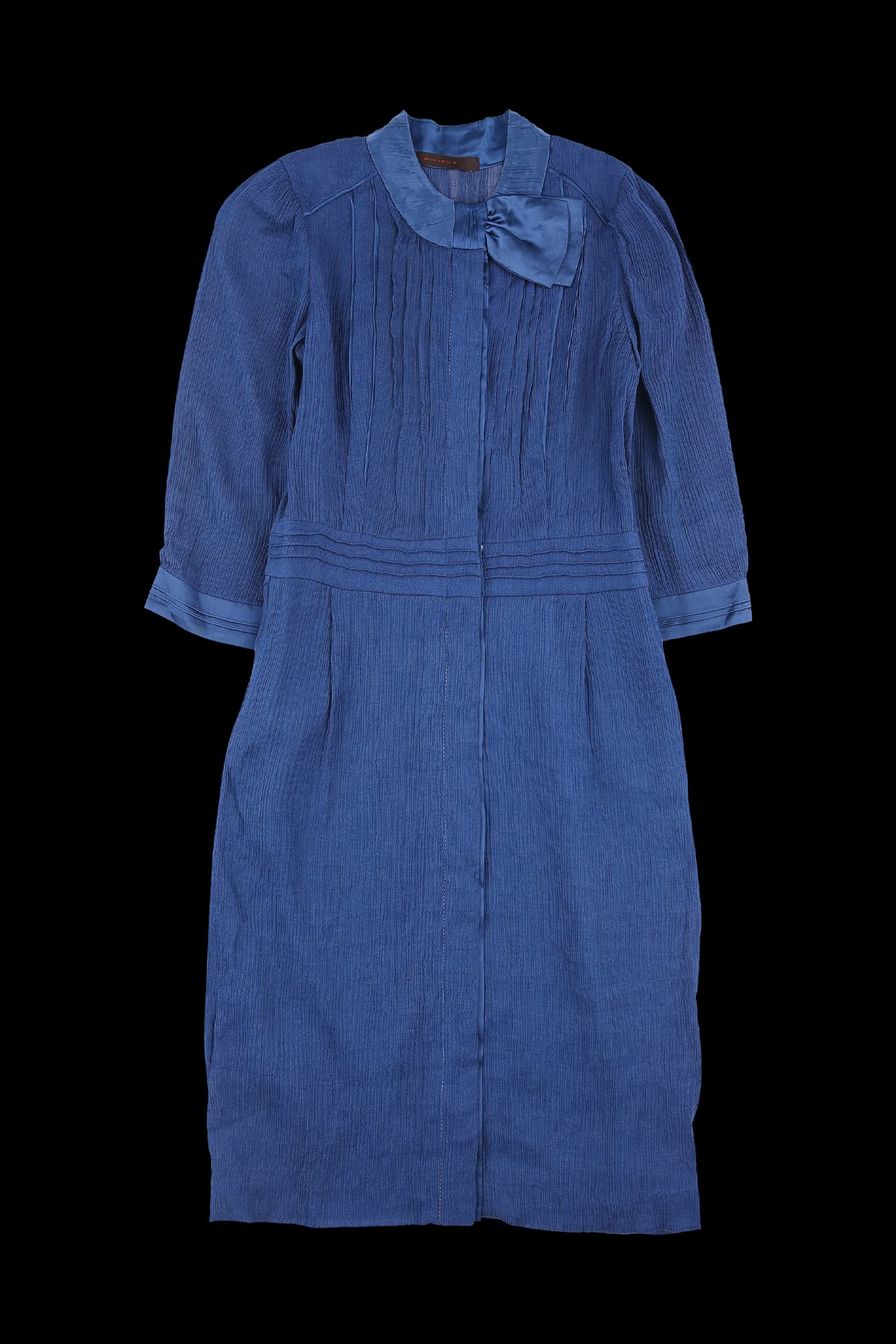 시스루 단추 원피스