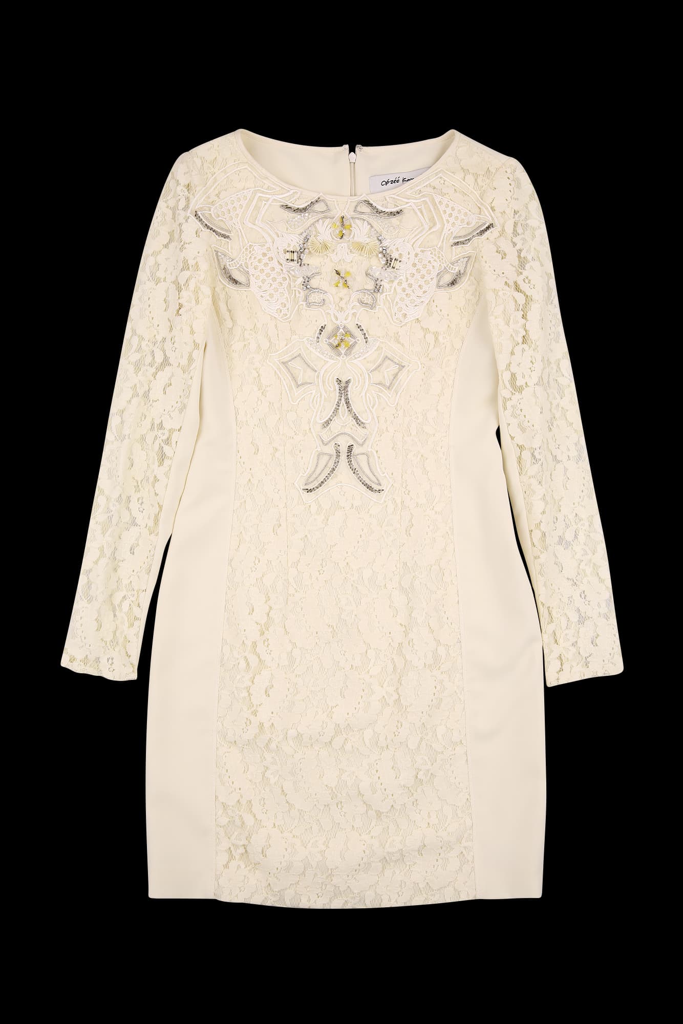 시스루 큐빅 원피스