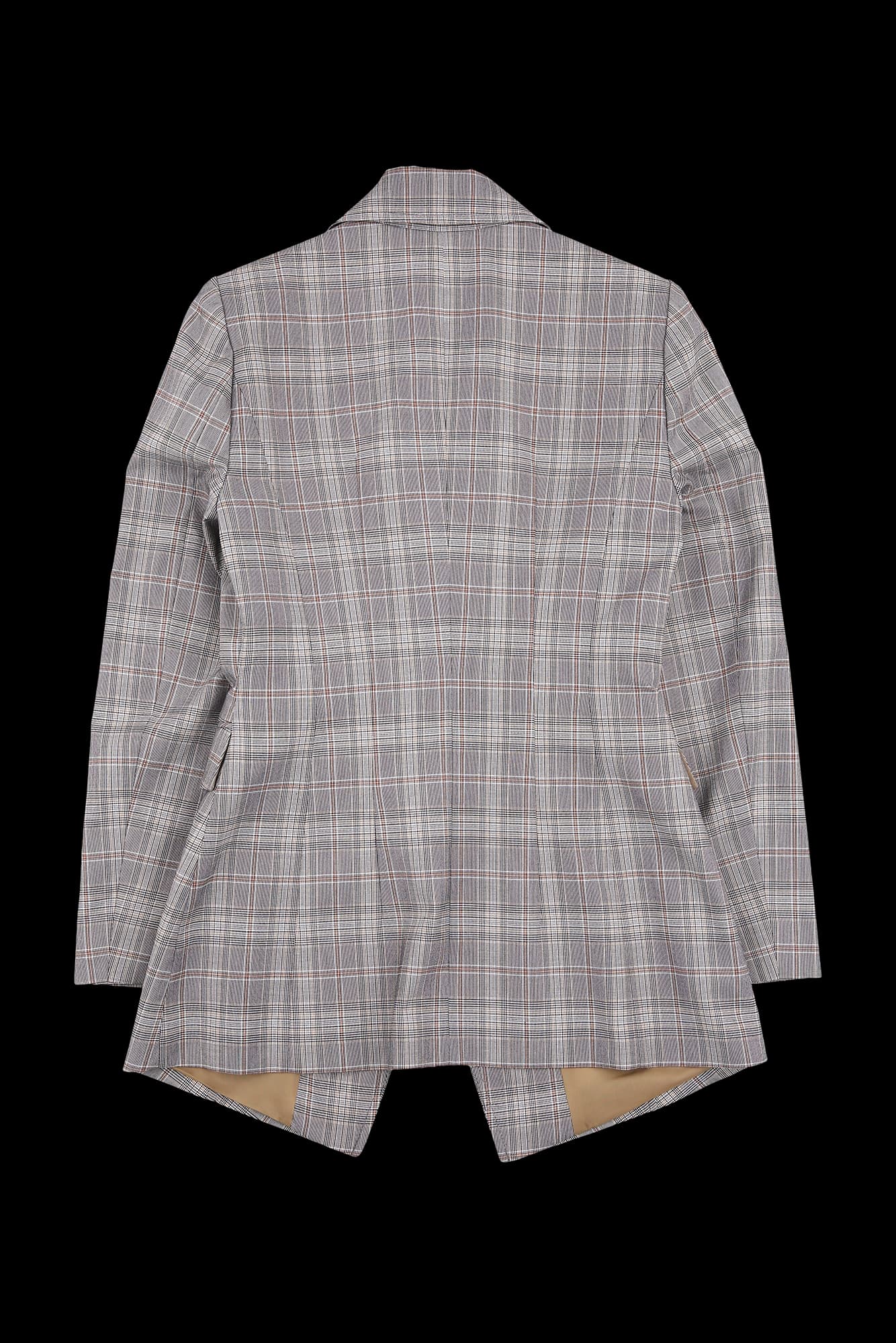 체크 패턴 자켓