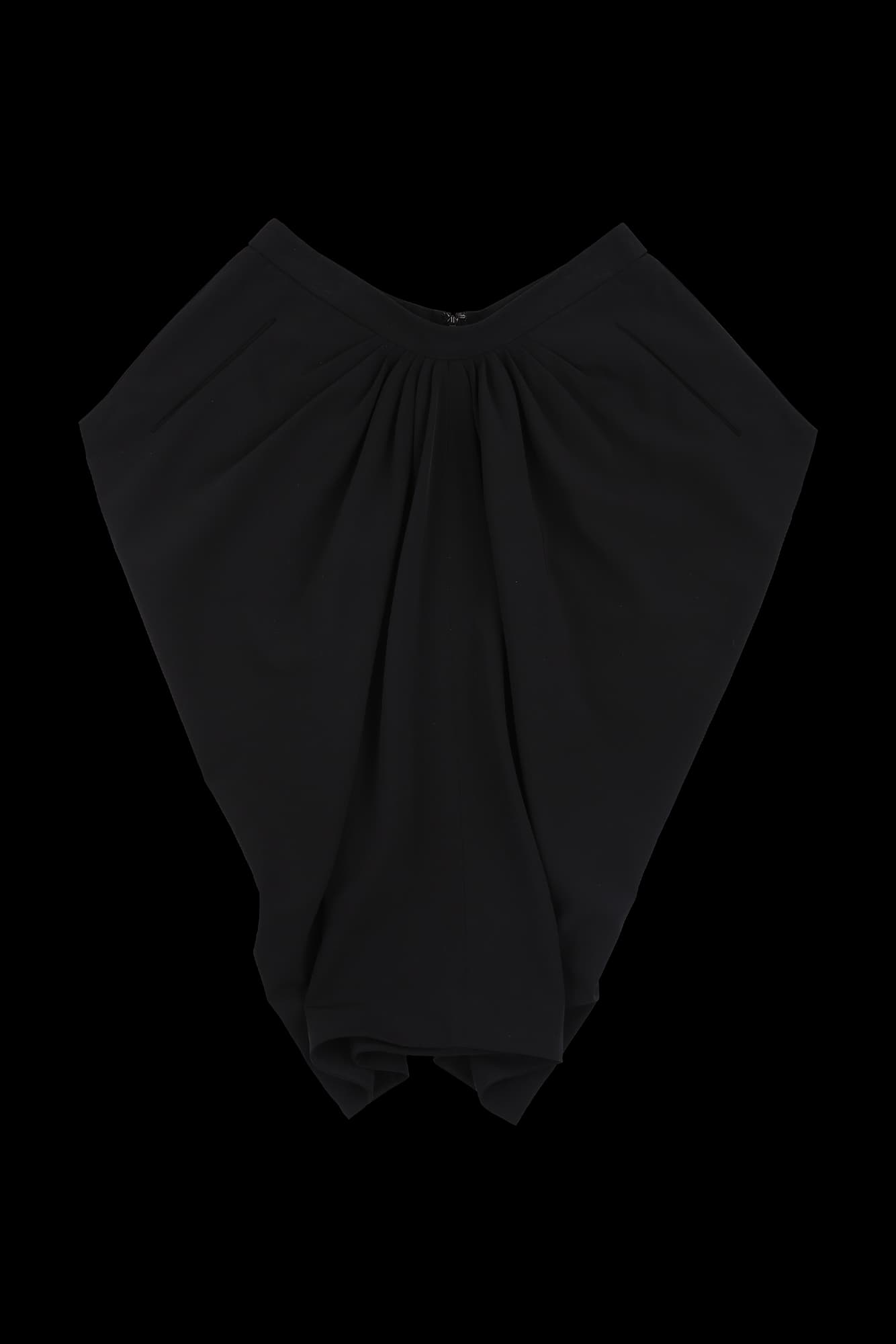 다이아몬드 주름 스커트