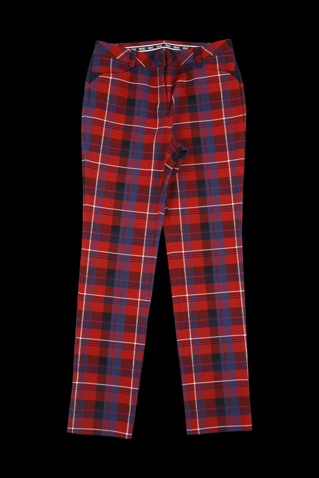 체크 패턴 팬츠