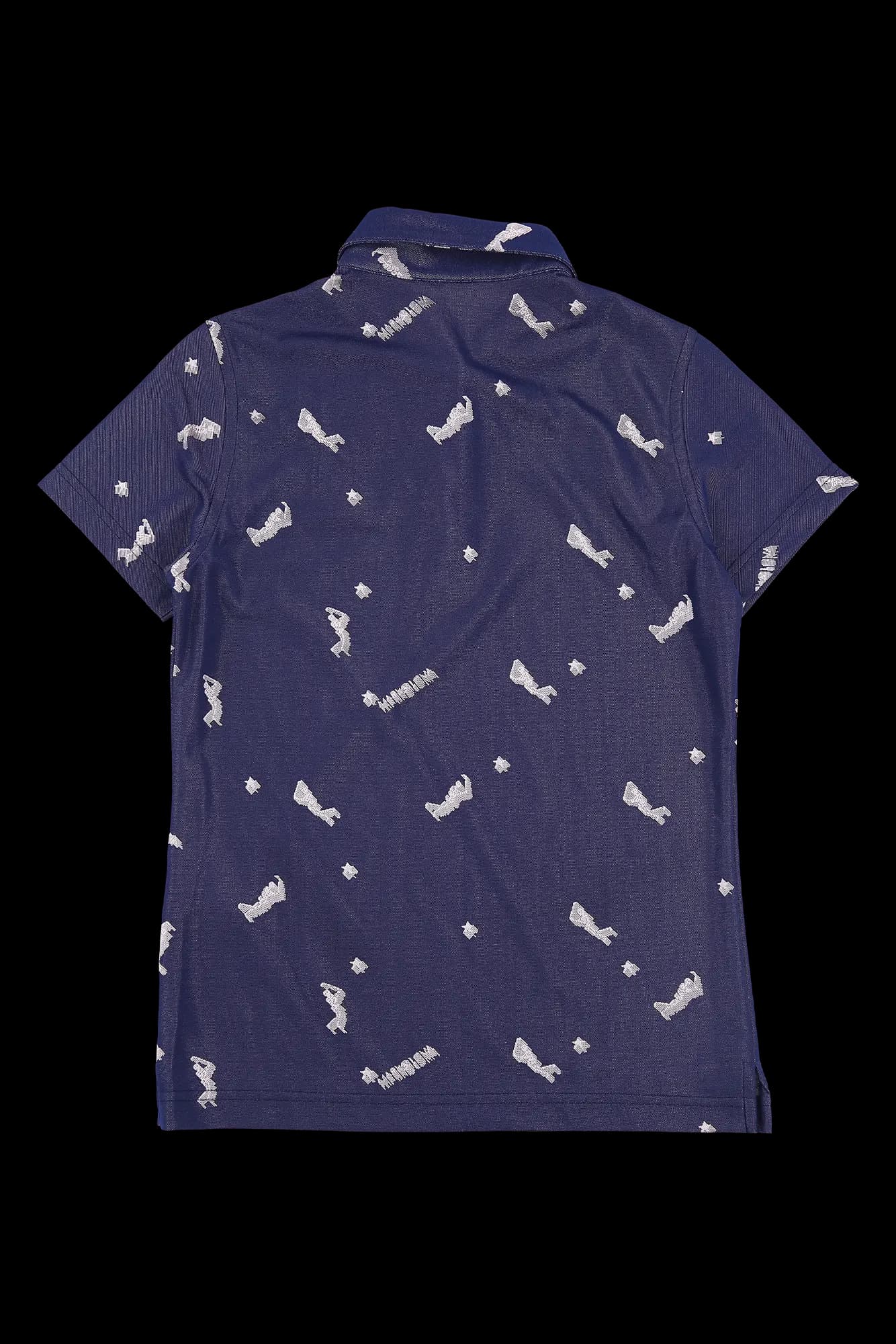 [새상품] 핑크 로고 카라 반팔 티