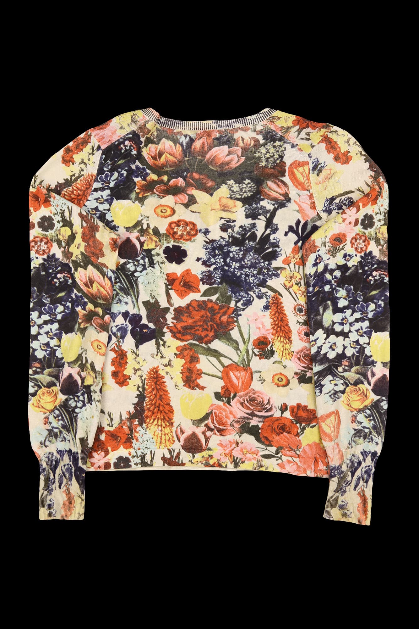 브이넥 컬러 티