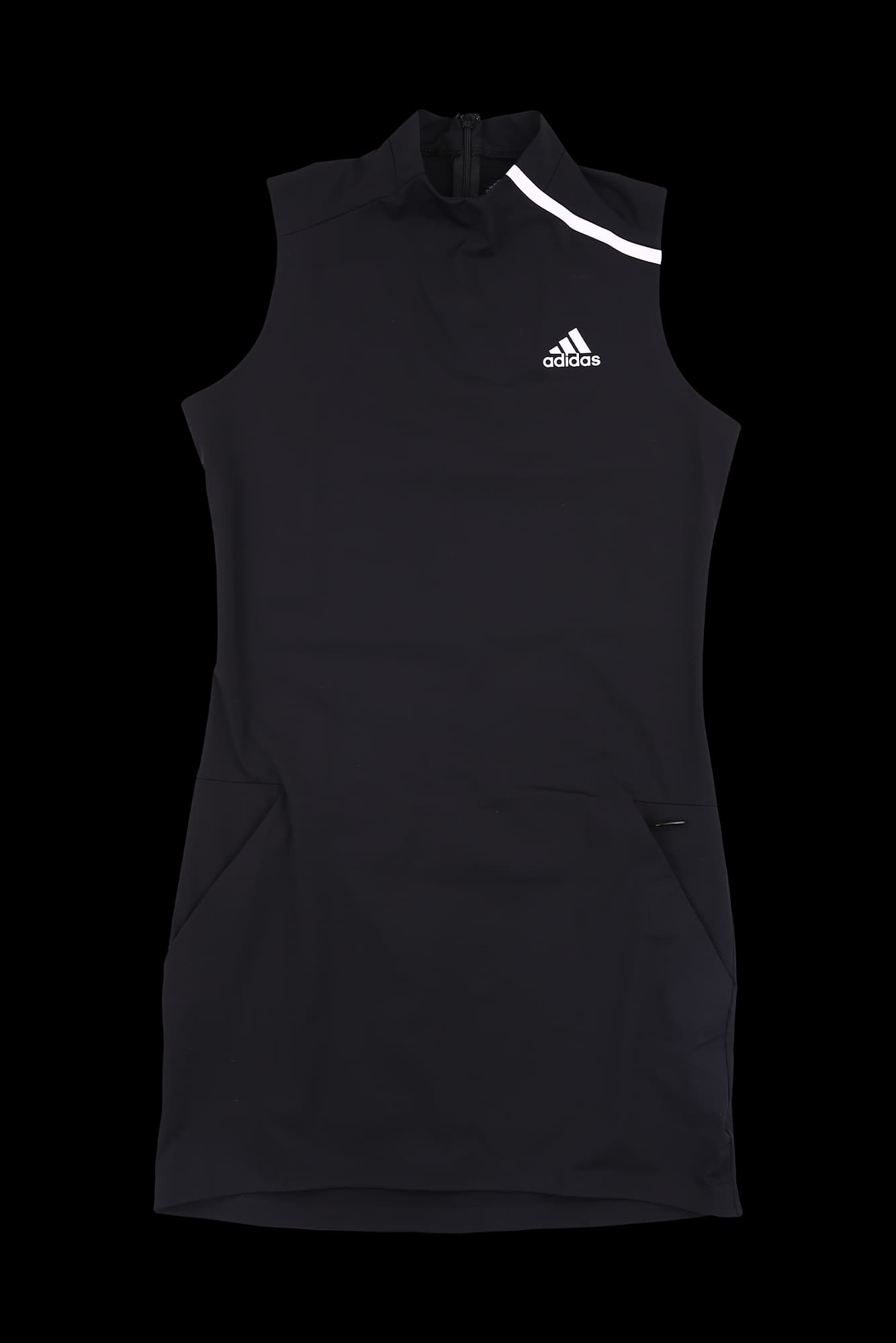 하이넥 민소매 원피스