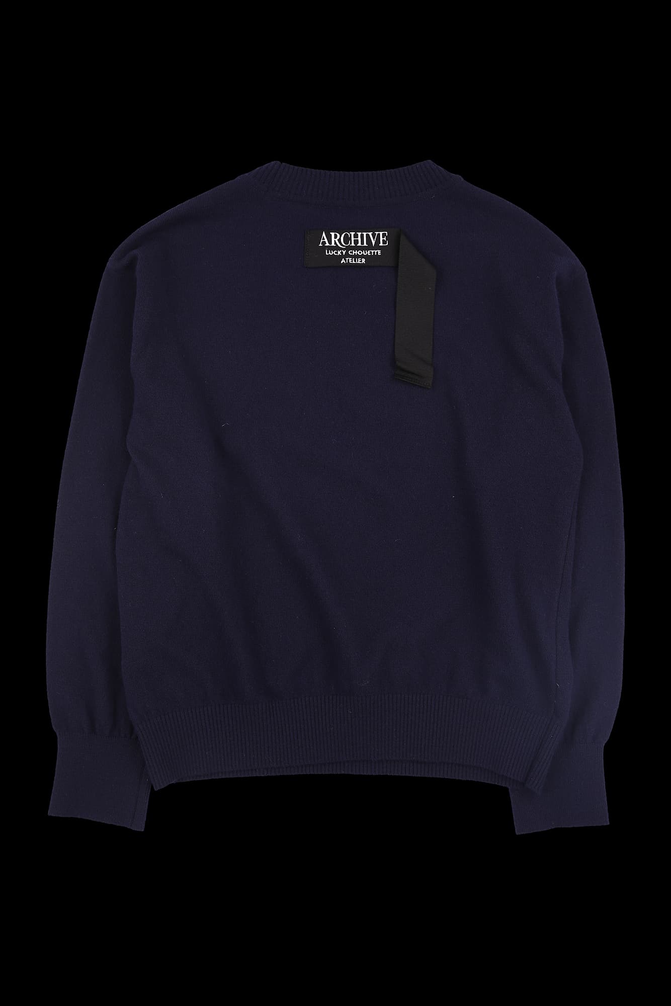 프린팅 긴팔 니트