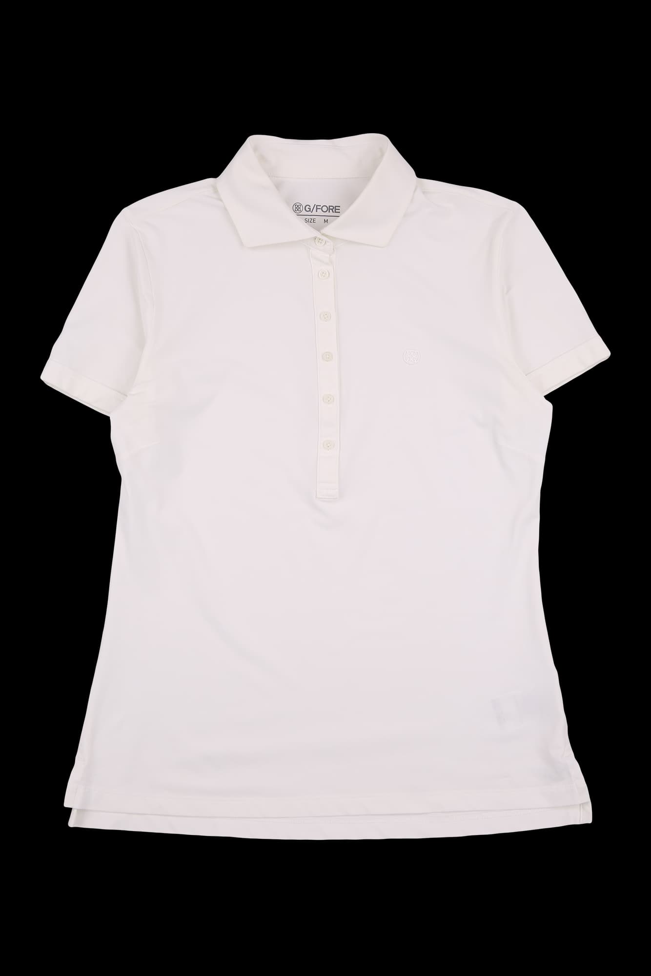 로고 반팔 카라 티셔츠