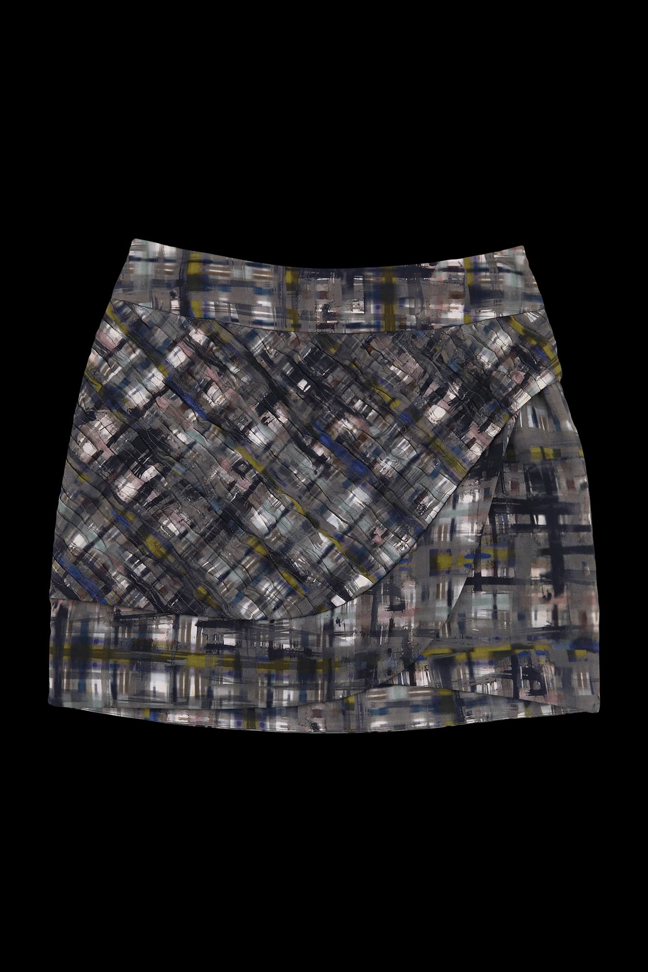 절개 레이어드 스커트