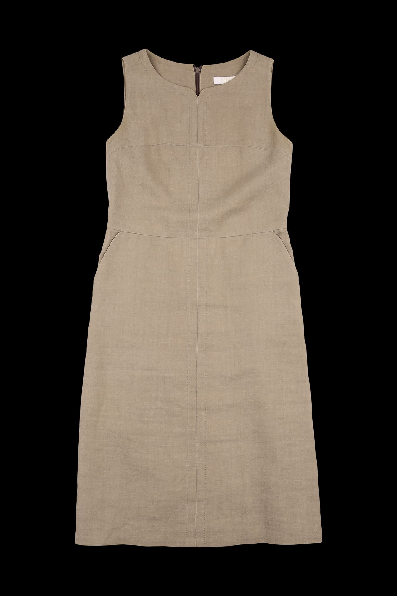 미니멀 민소매 원피스