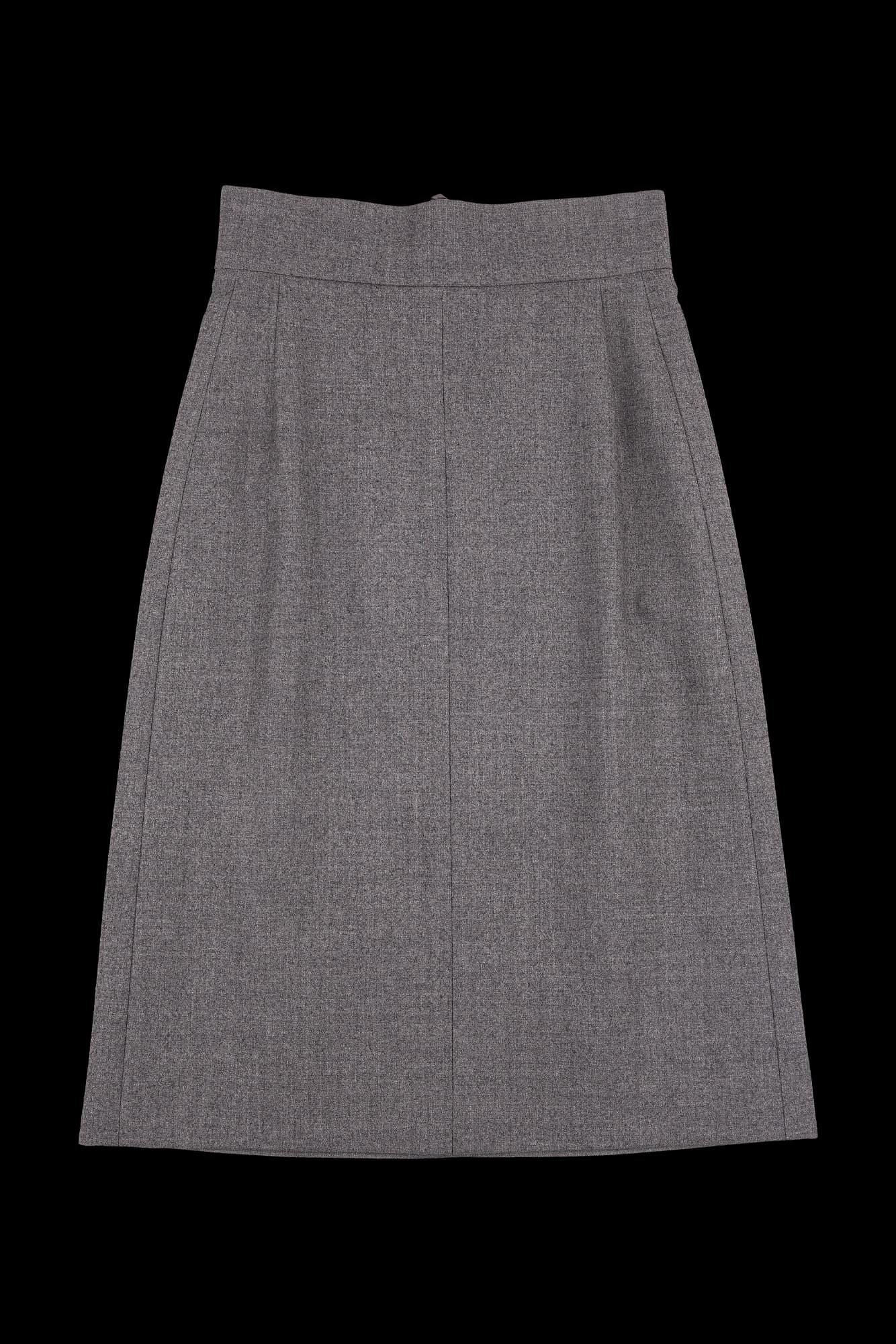 오피스 핀턱 치마