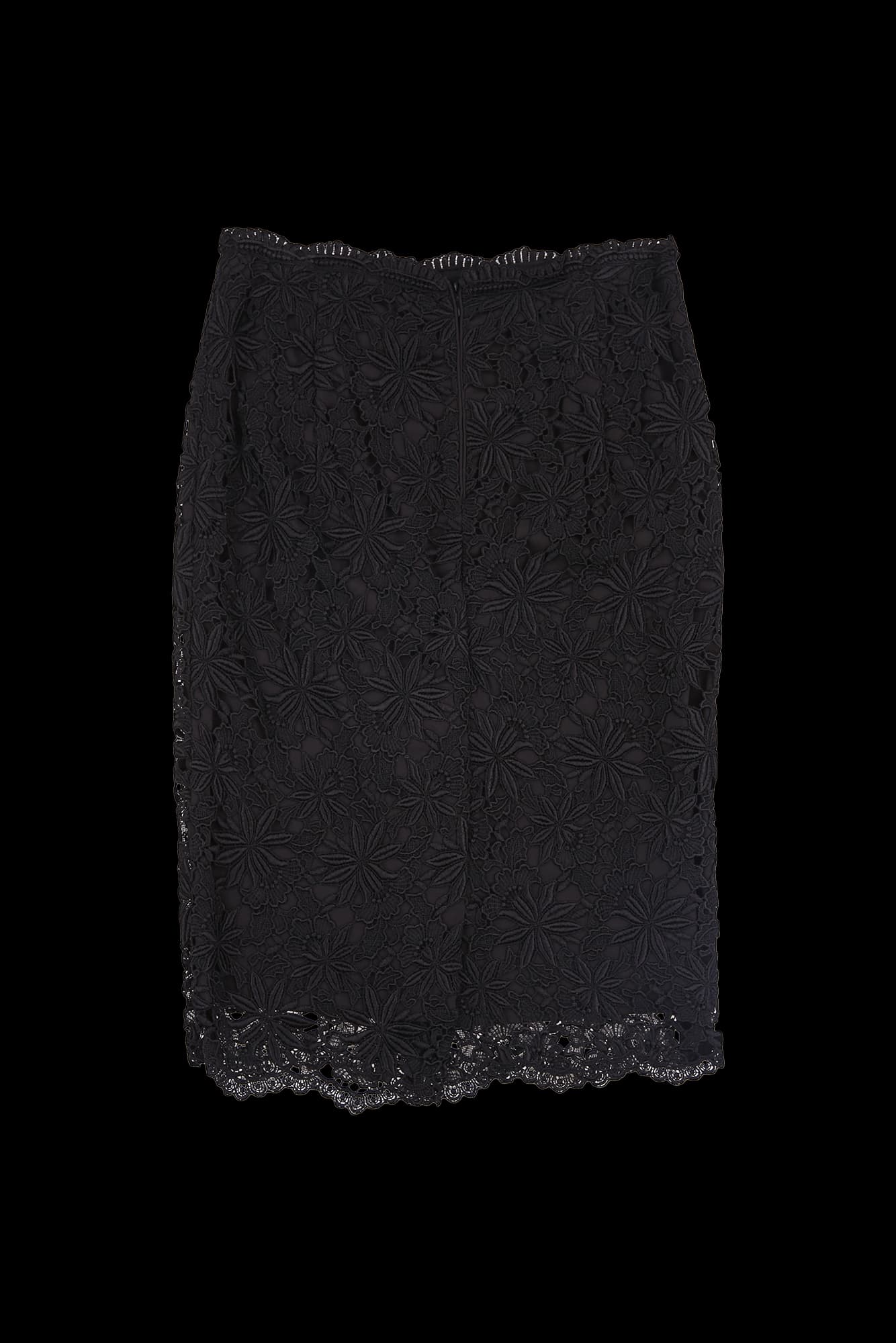 시스루 디테일 스커트