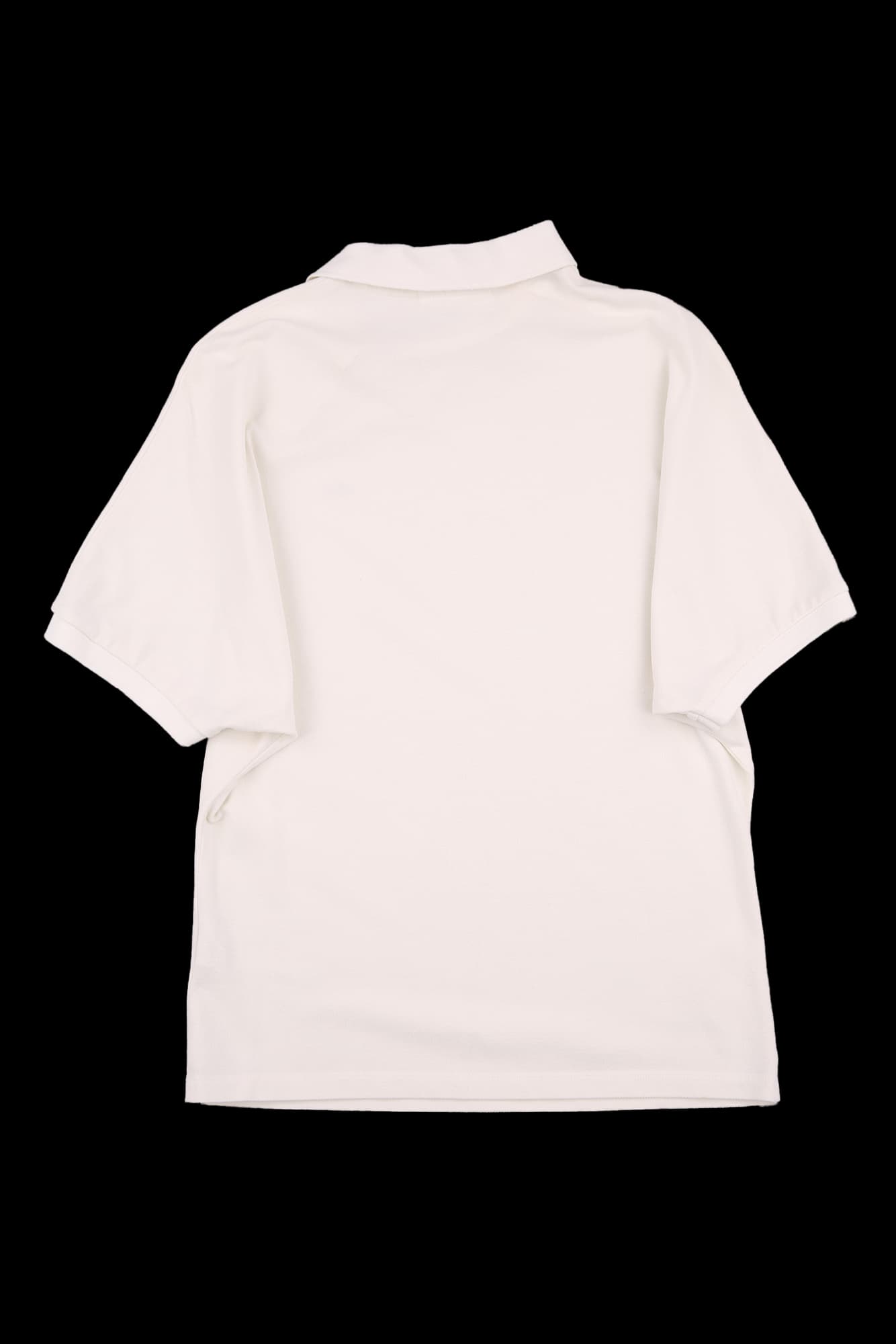 사선 버튼 카라 티셔츠