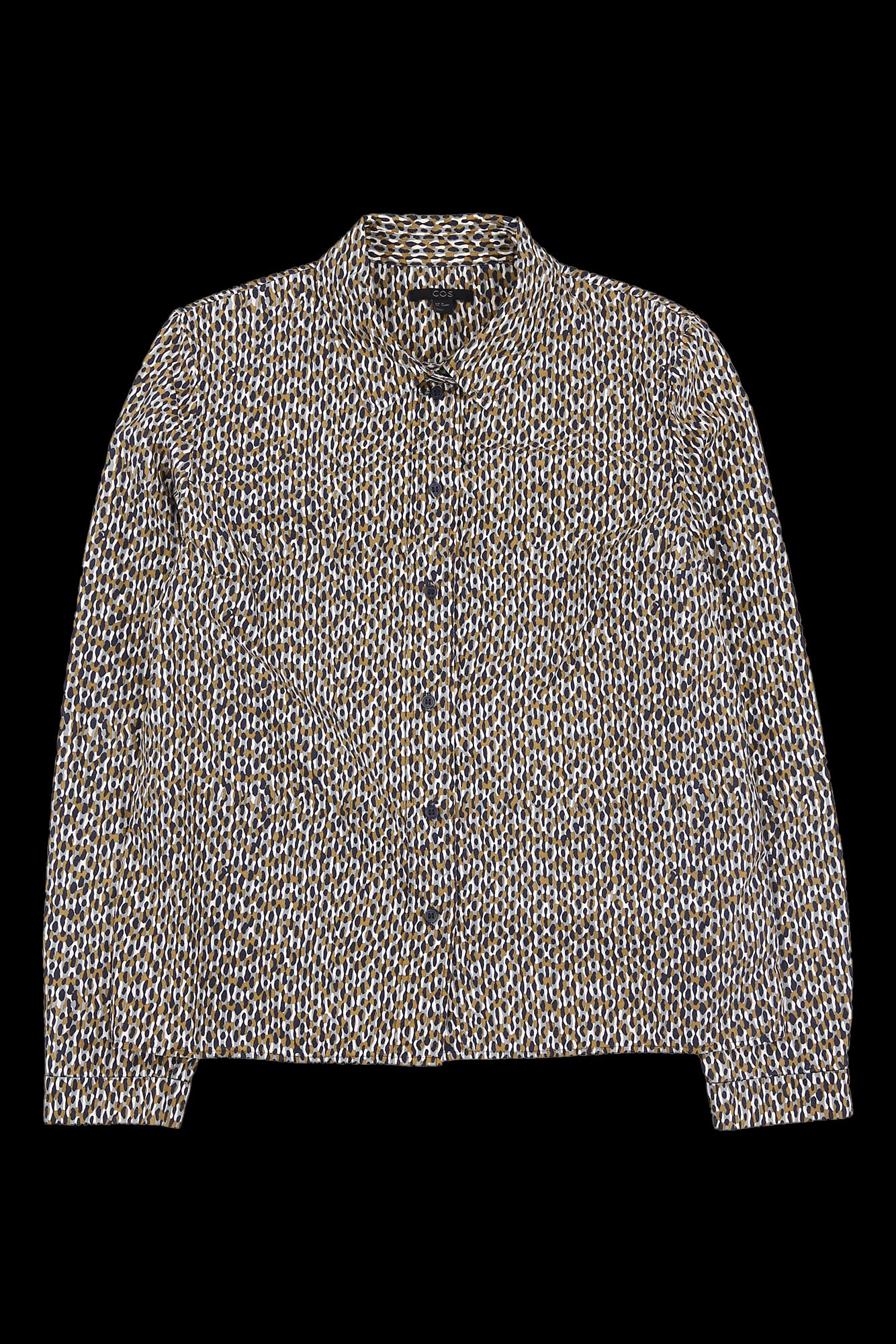  프린팅 카라 셔츠