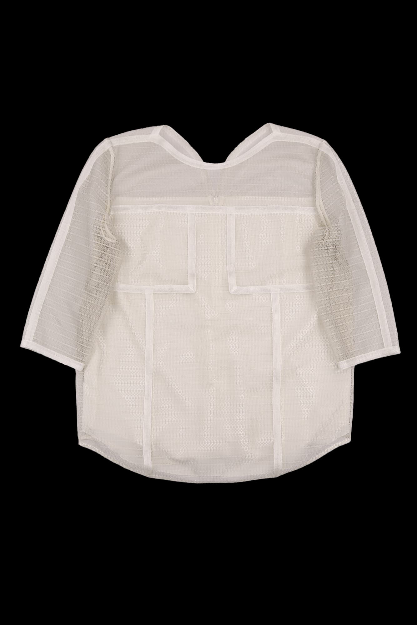 시스루 블라우스