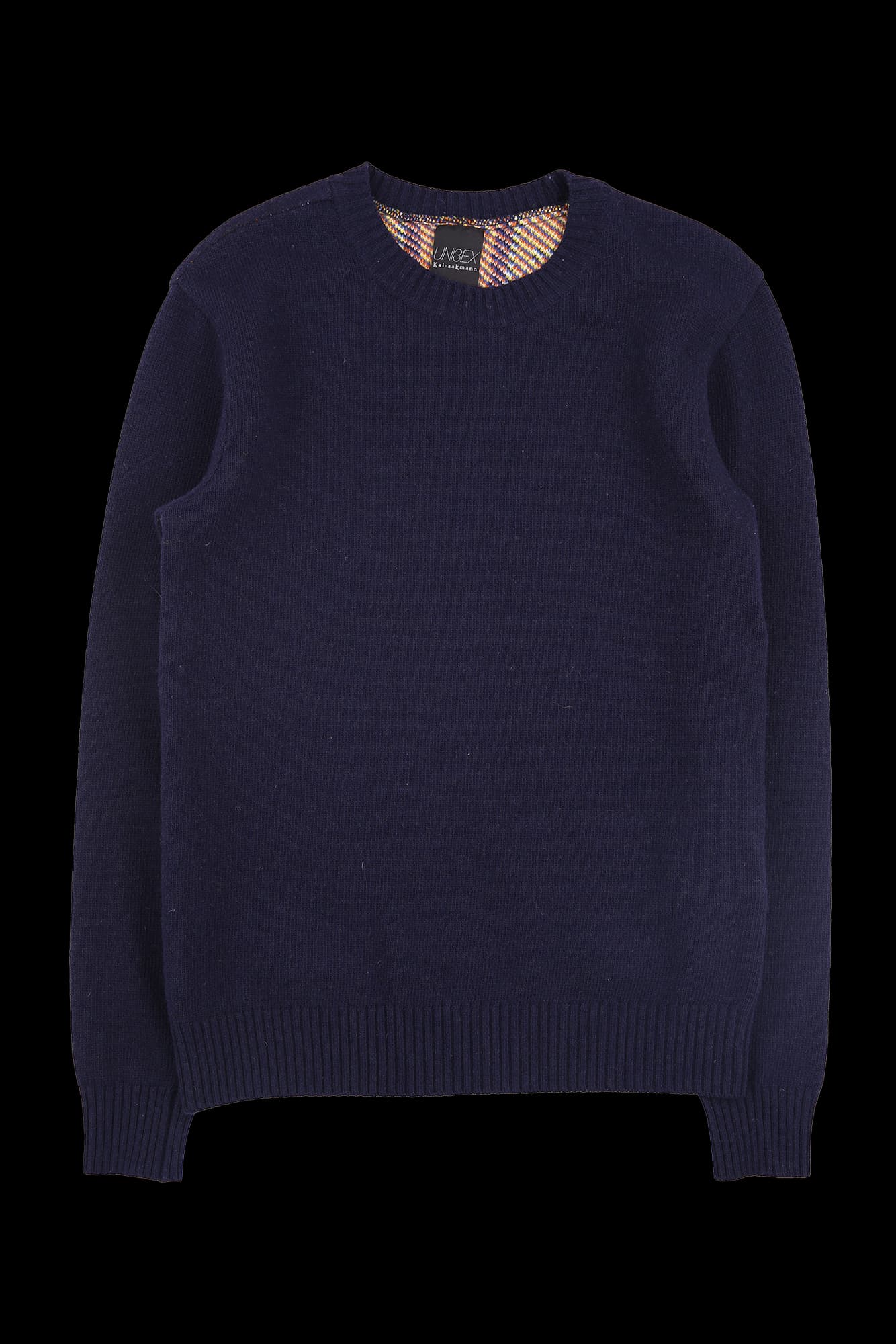 백 프린팅 니트