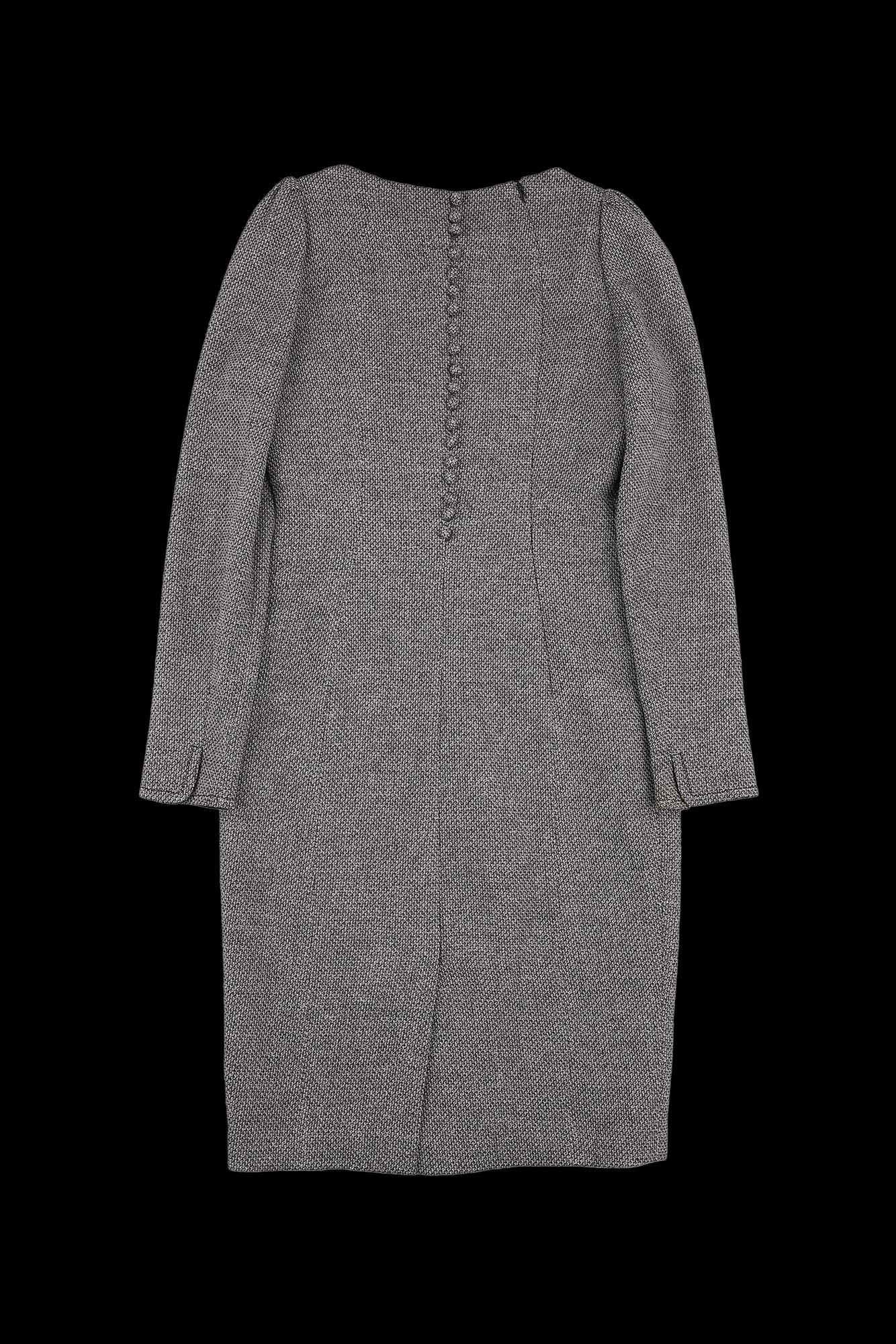 트위드 패턴 원피스